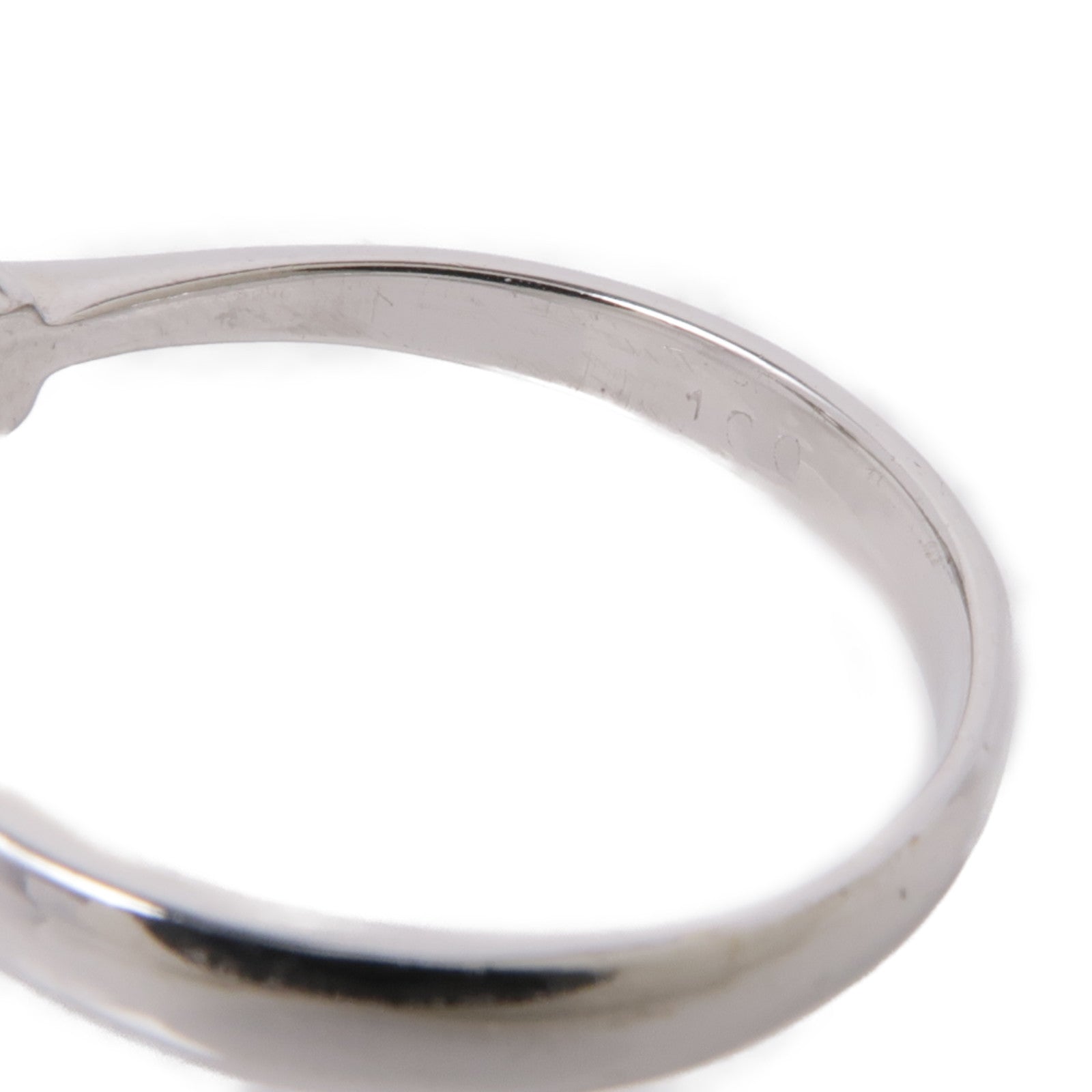 JEWELRY 18K白金Ring1.00ct鑽石戒指US#7