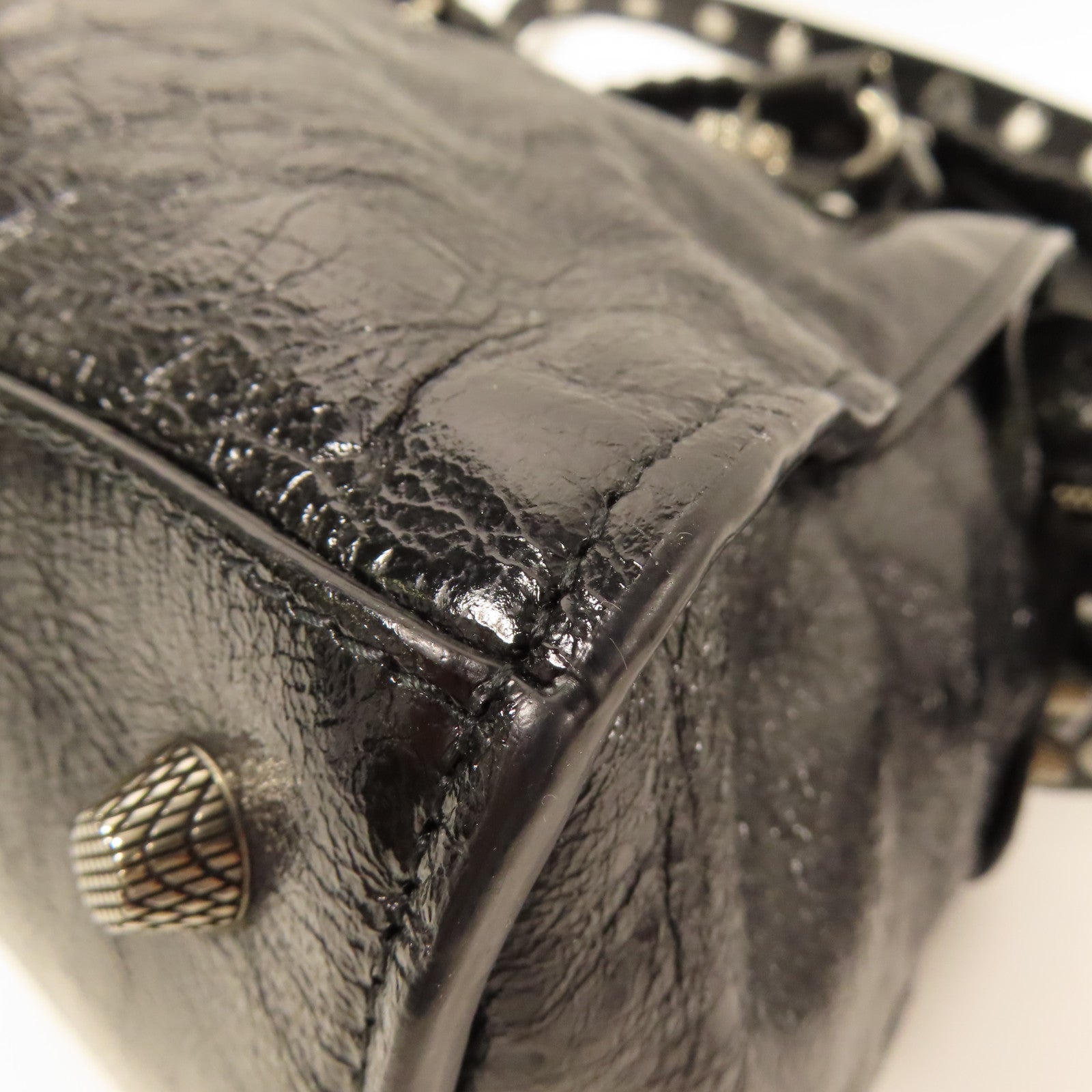 BALENCIAGA 牛皮皮革Neo Cagole銀扣手挽肩背兩用袋