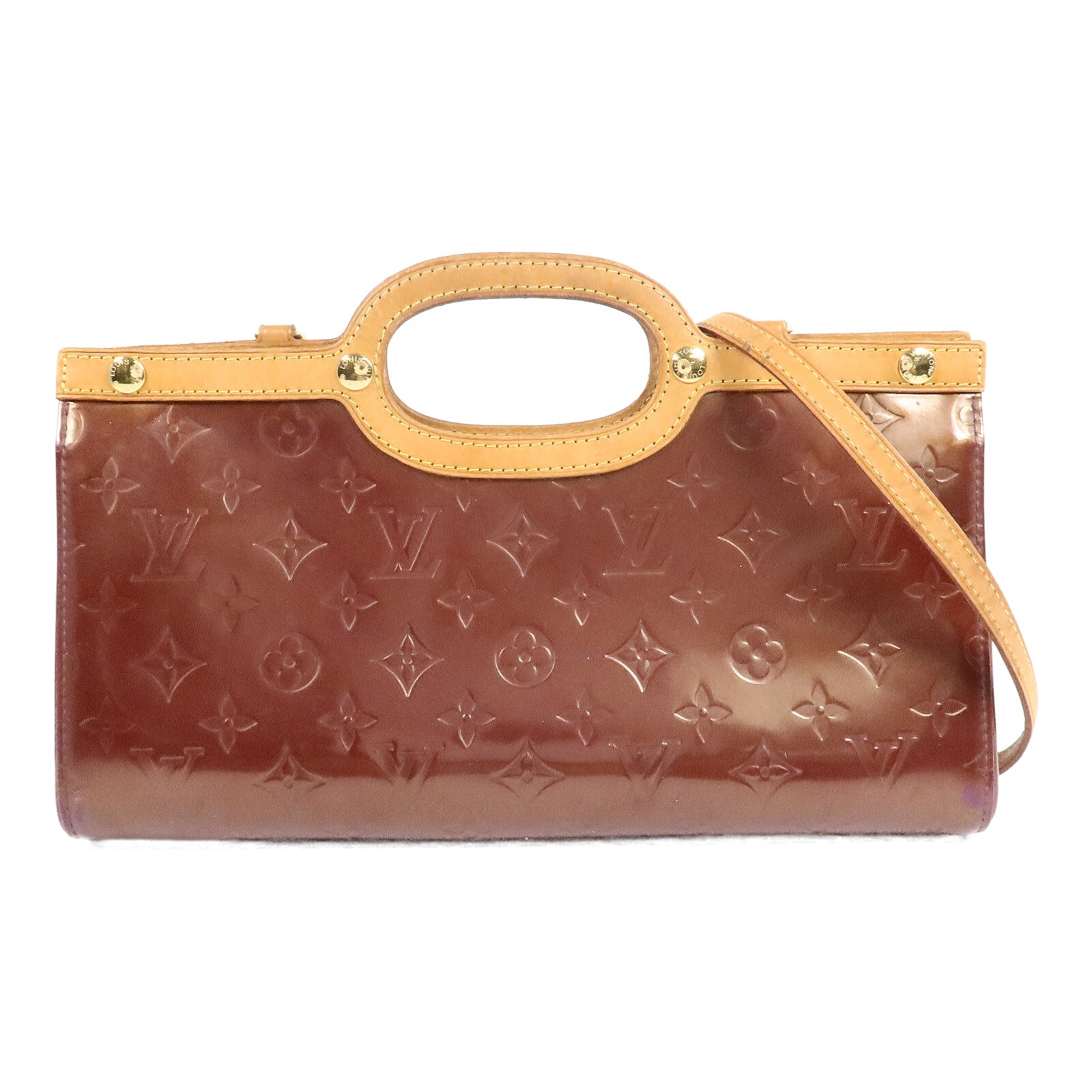LOUIS VUITTON Monogram Vernis Roxbury Drive手挽肩背兩用袋