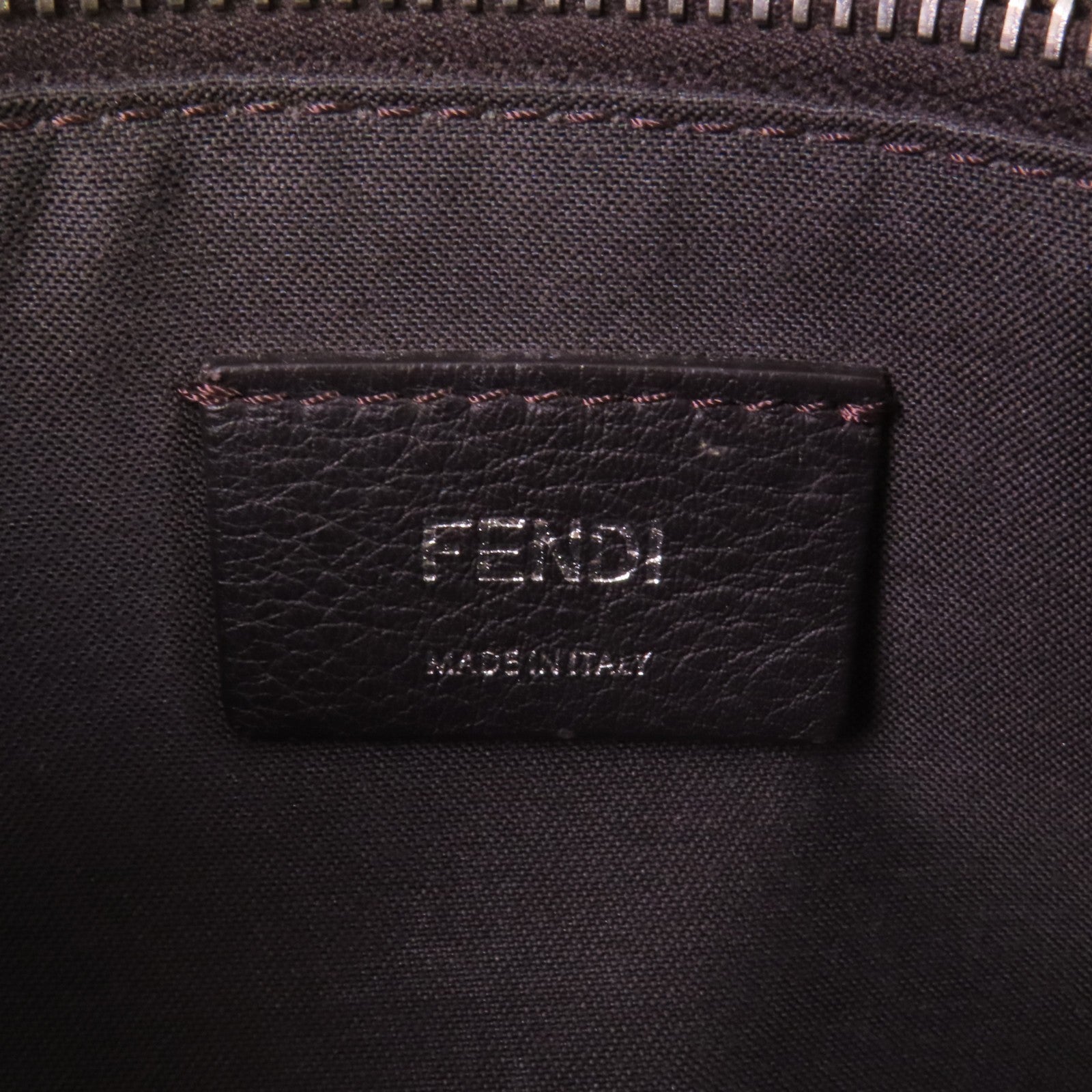 FENDI 牛皮皮革By The Way銀扣手挽肩背兩用袋