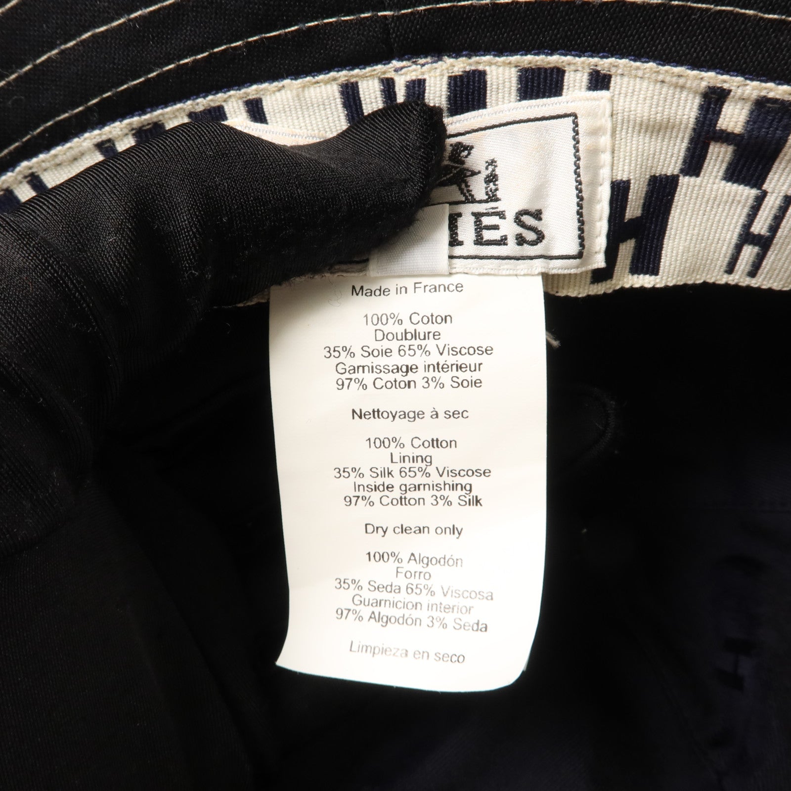 HERMES 棉質Bucket Hat帽子