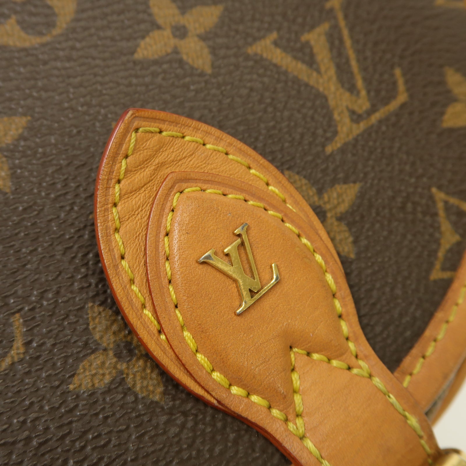LOUIS VUITTON 【激減優惠】Monogram Tambourine金扣肩背袋棕色