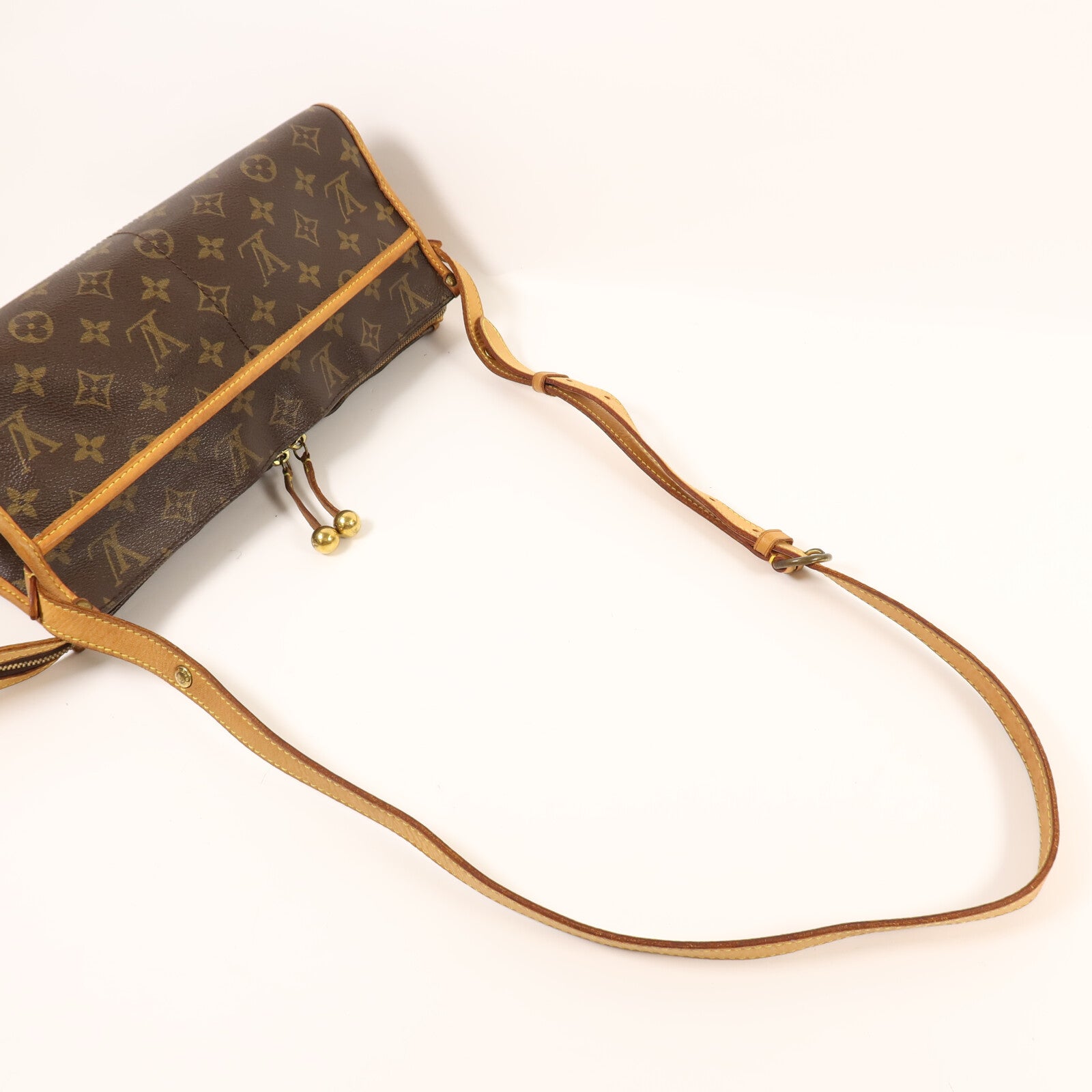 LOUIS VUITTON Monogram Popincourt Long金扣肩背袋