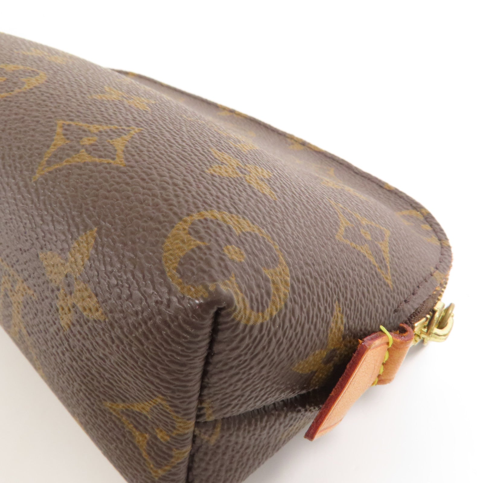 LOUIS VUITTON LV Cosmetic Pouch Clutch Bag M47515 Monogram Brown