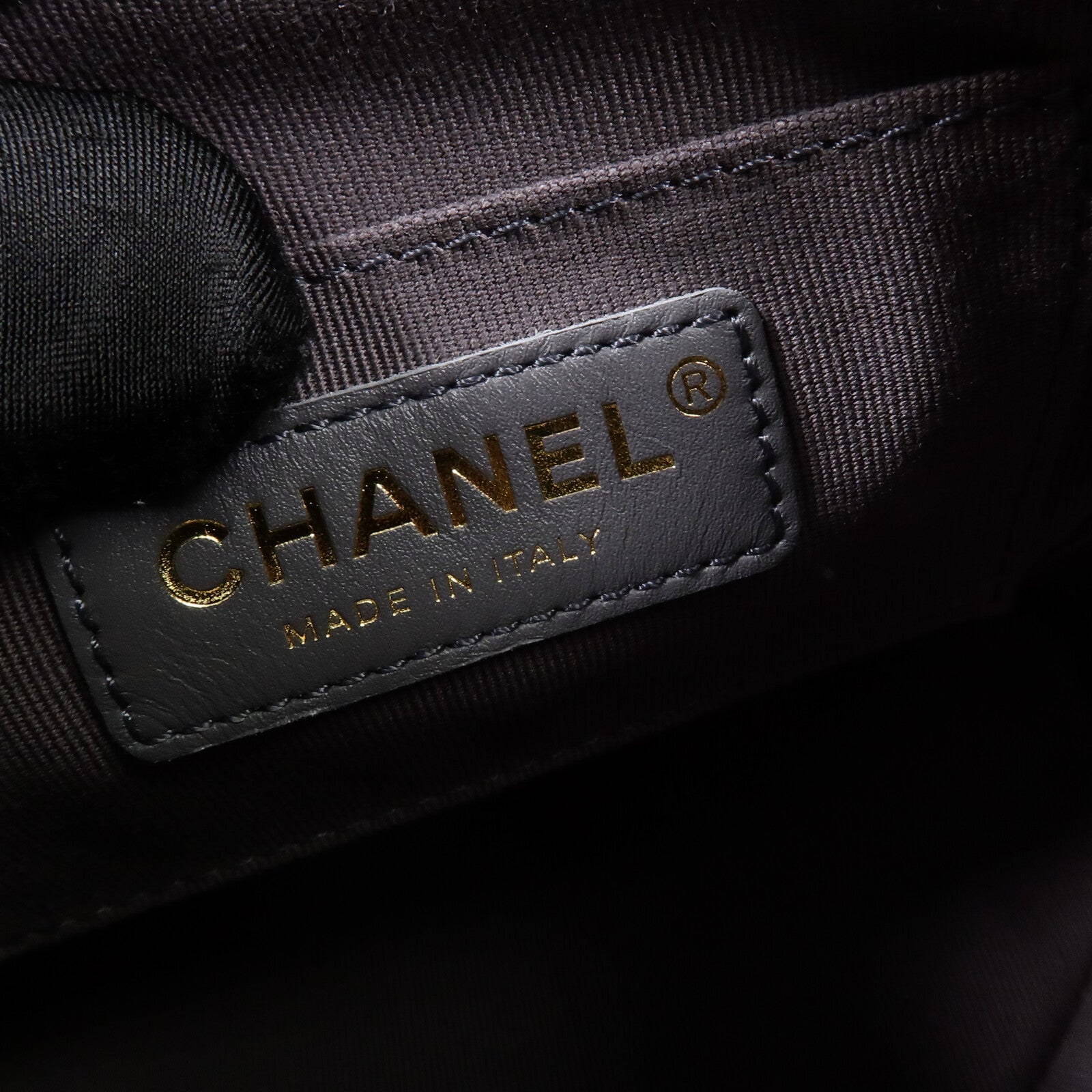 CHANEL 牛皮皮革Backpack Mini鏈帶背包