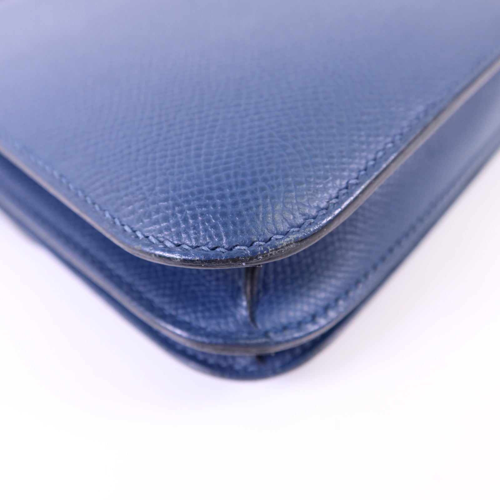 HERMES Epsom皮革Constance Mini銀扣肩背袋