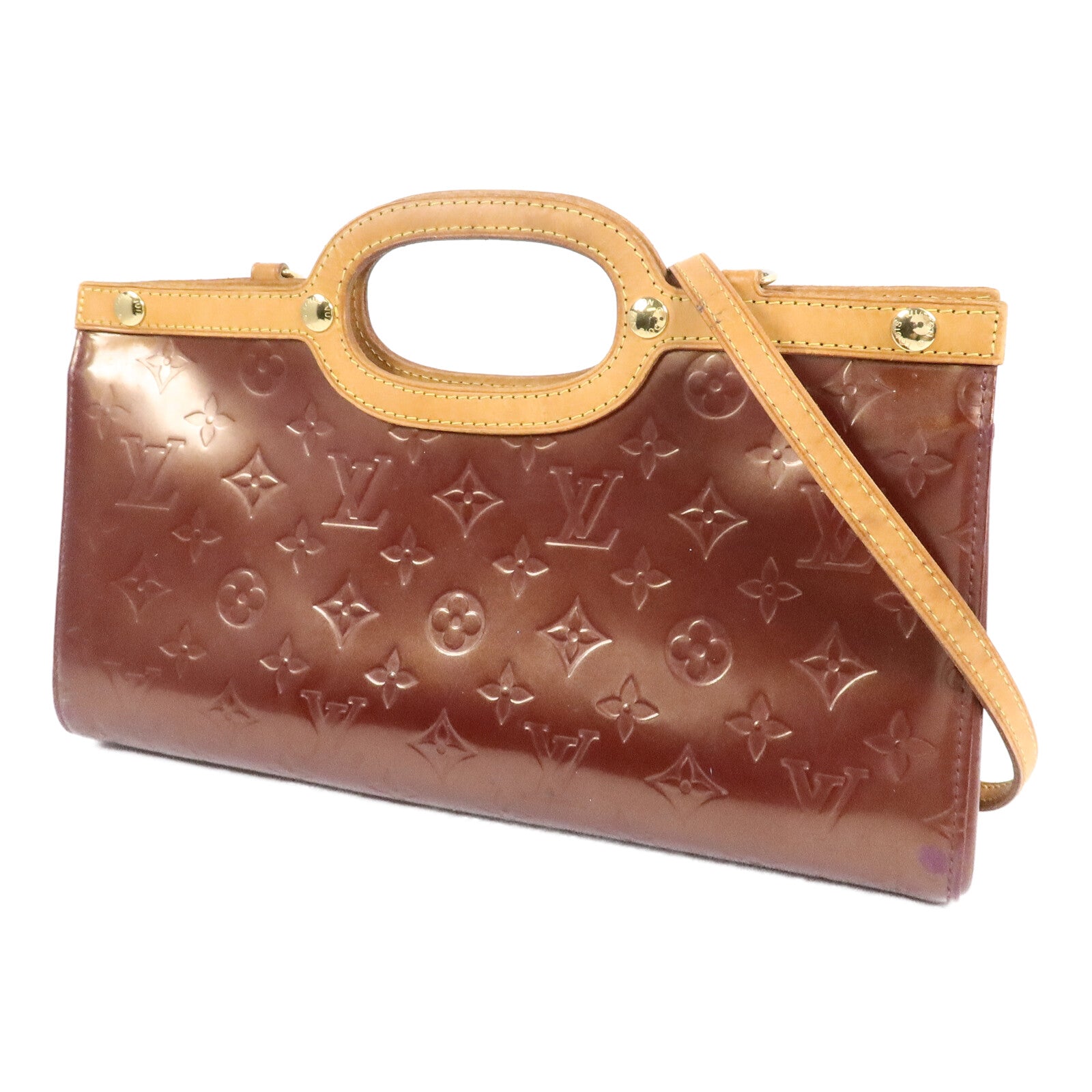 LOUIS VUITTON Monogram Vernis Roxbury Drive手挽肩背兩用袋
