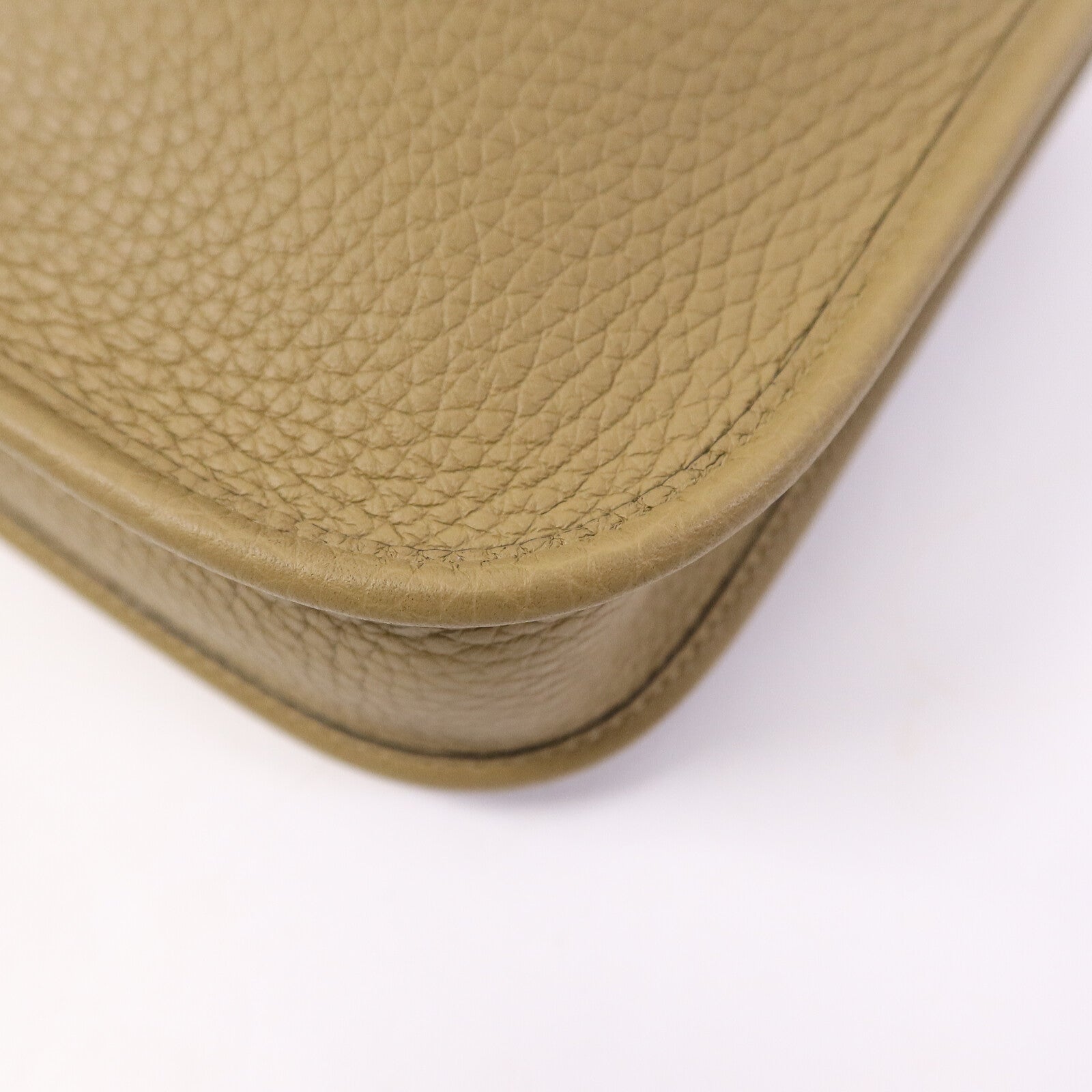 HERMES Clemence皮革 Evelyne TPM肩背袋Dune