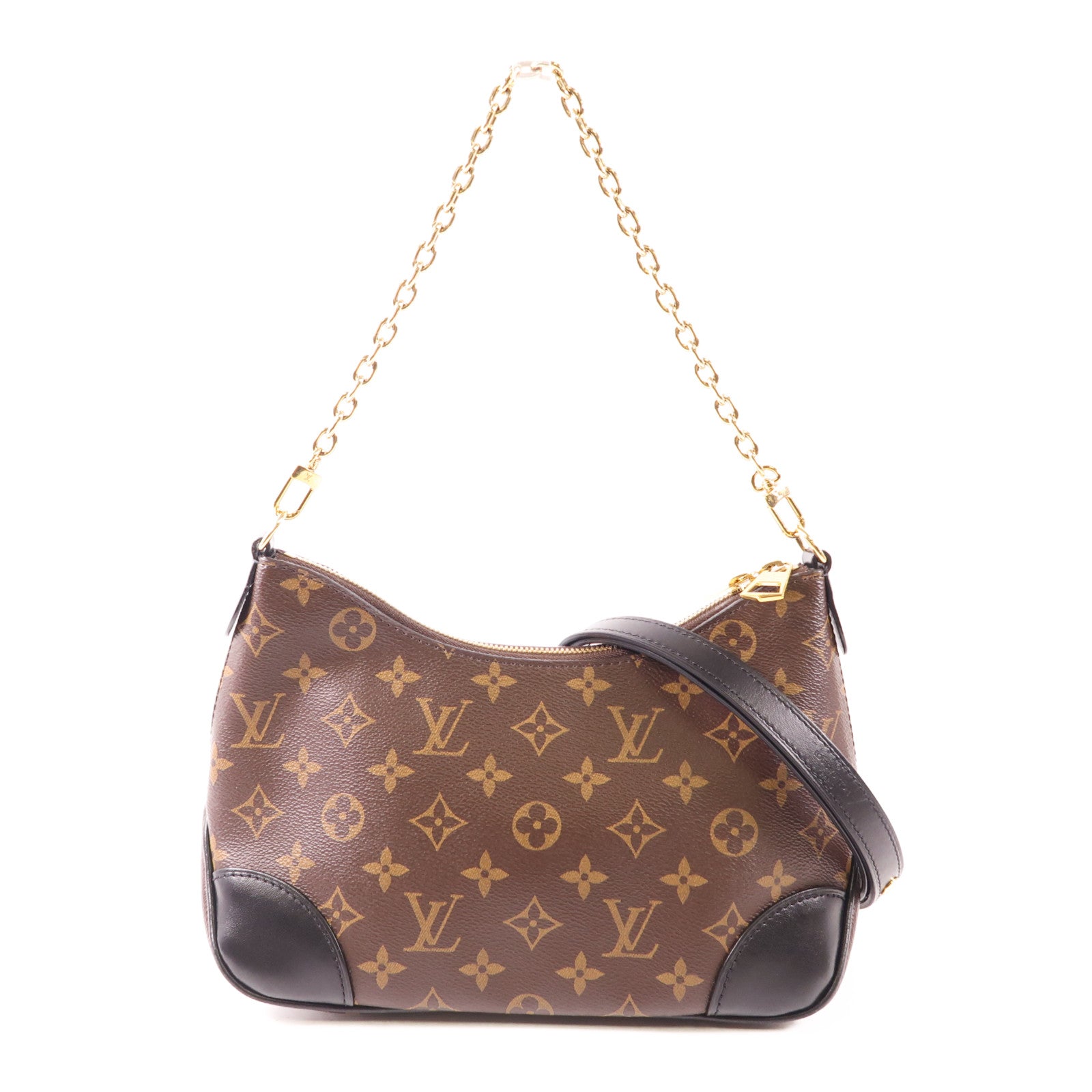 LOUIS VUITTON Monogram Boulogne PM金扣手挽肩背兩用袋