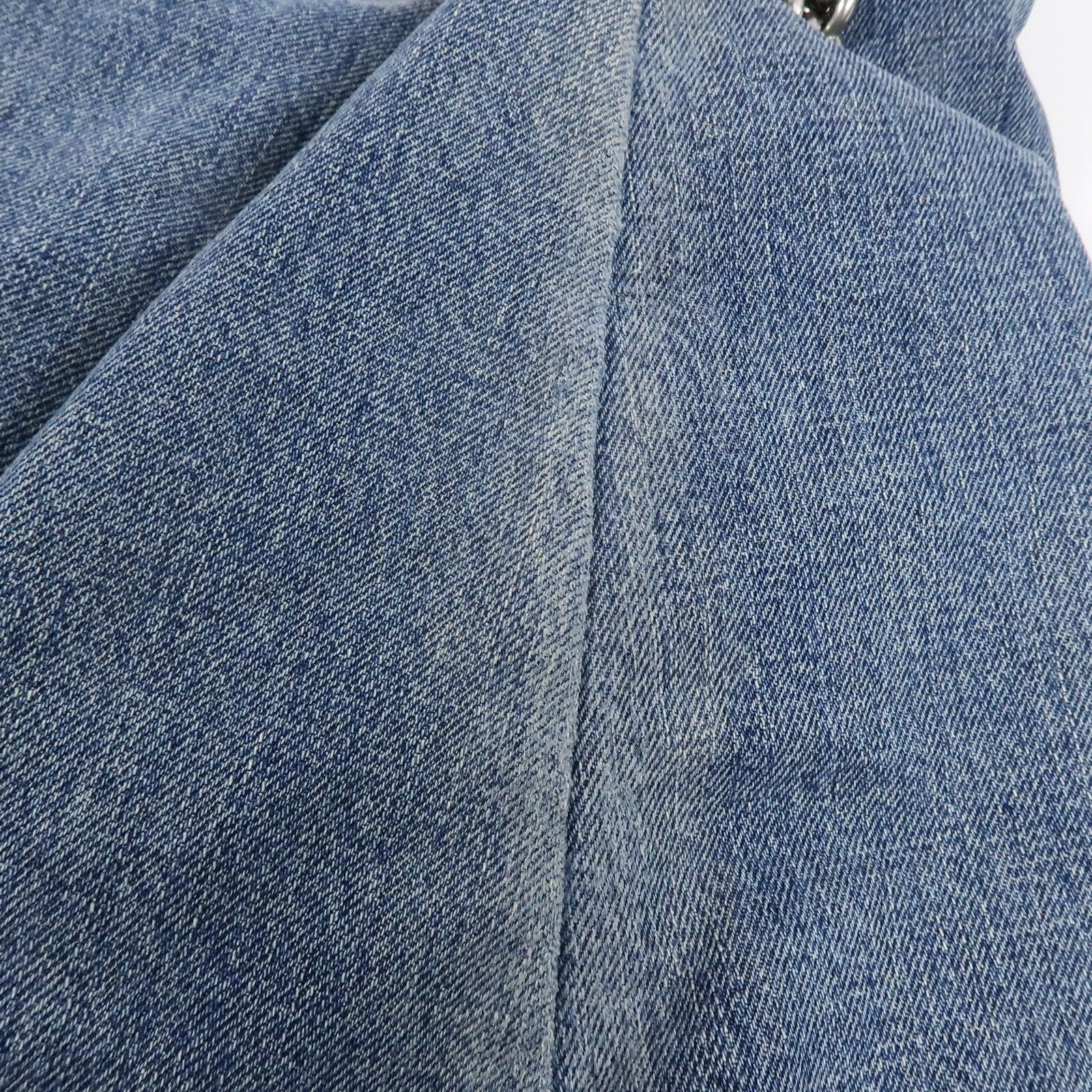 BALENCIAGA 牛仔布Crush M Tote鏈帶肩背袋