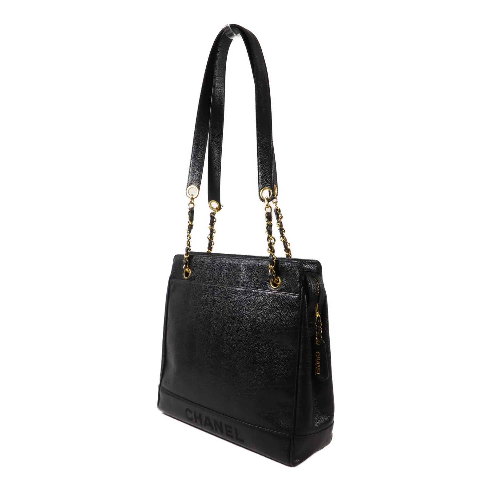 CHANEL 牛皮皮革Vintage Totebag手挽袋