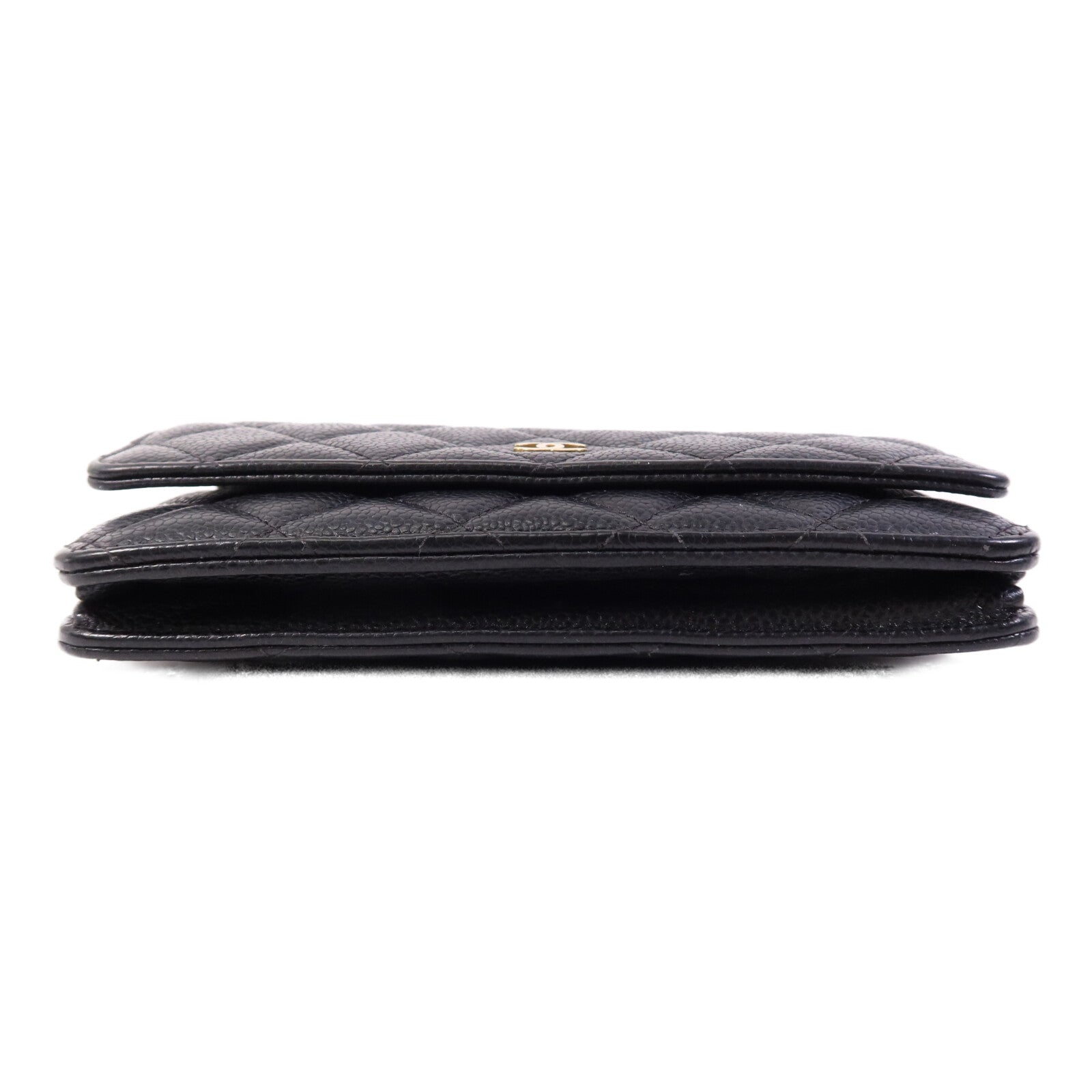 CHANEL 牛皮皮革WOC Wallet On Chain金扣鏈帶肩背袋