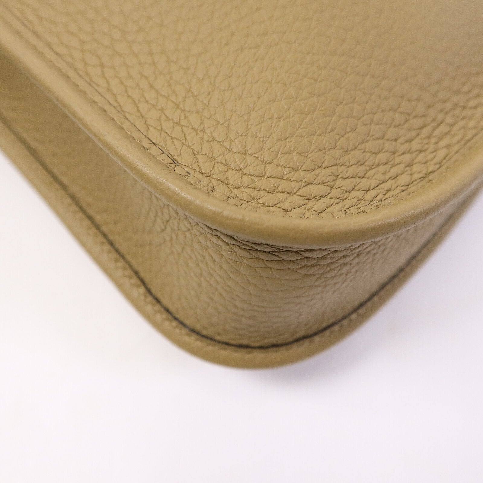 HERMES Clemence皮革 Evelyne TPM肩背袋Dune