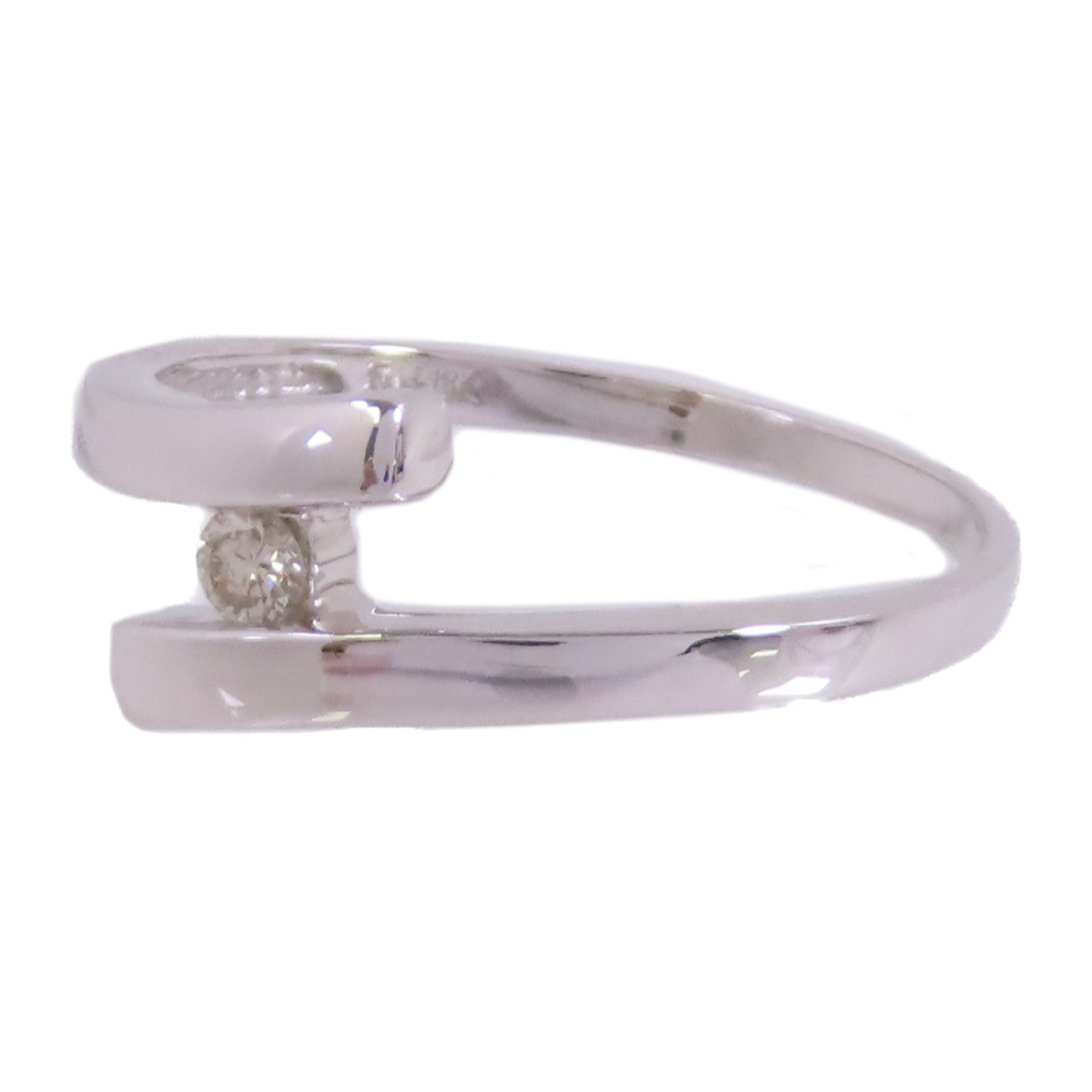 JEWELRY 【激減優惠】18K白金/鑽石Diamond Ring戒指US#9