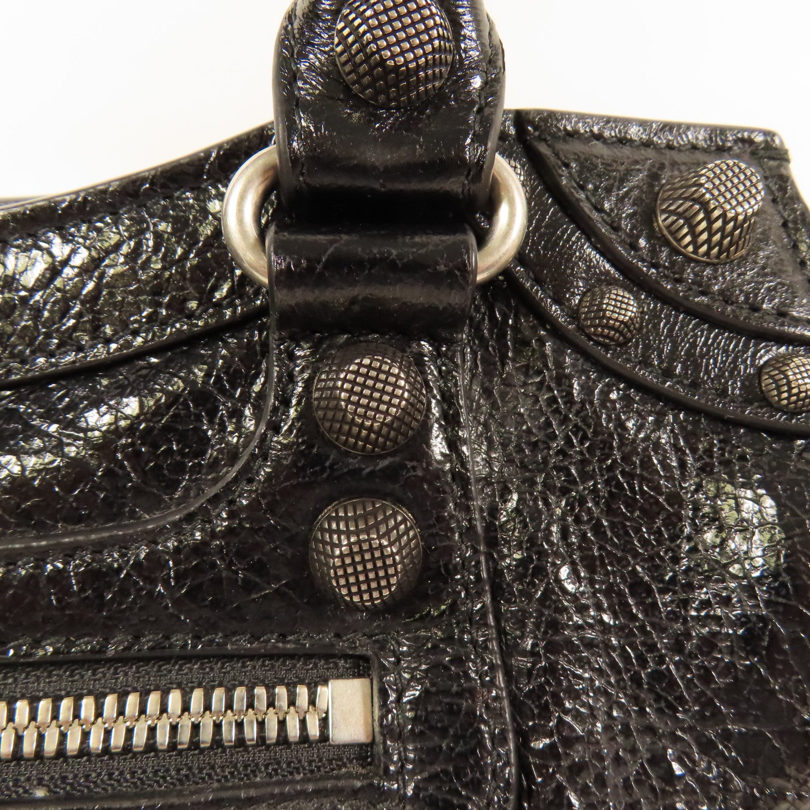 BALENCIAGA 牛皮皮革Neo Cagole銀扣手挽肩背兩用袋