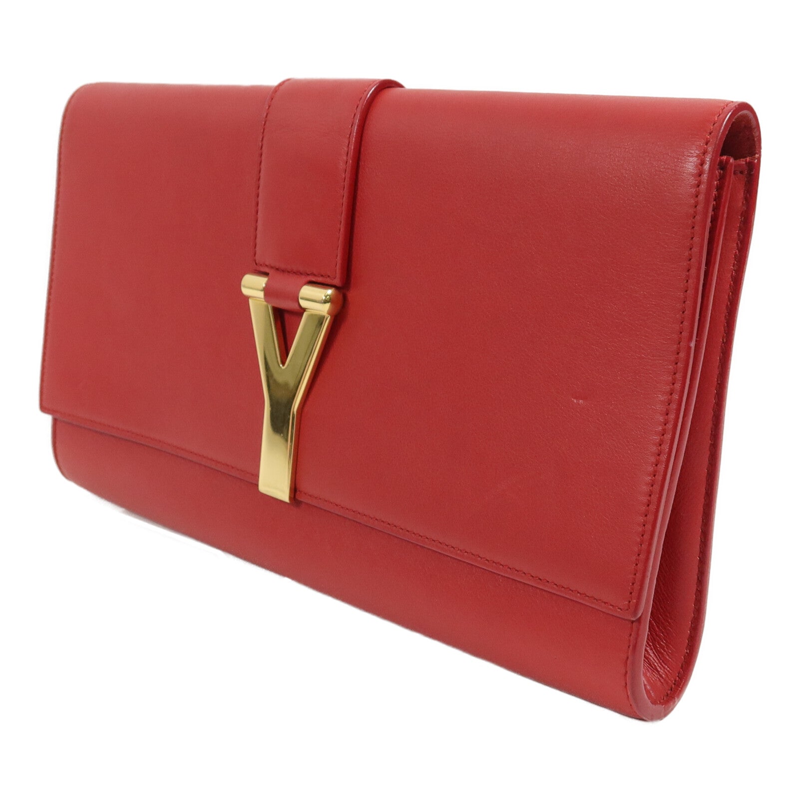 SAINT LAURENT 牛皮皮革Y Clutch Bag手拿包