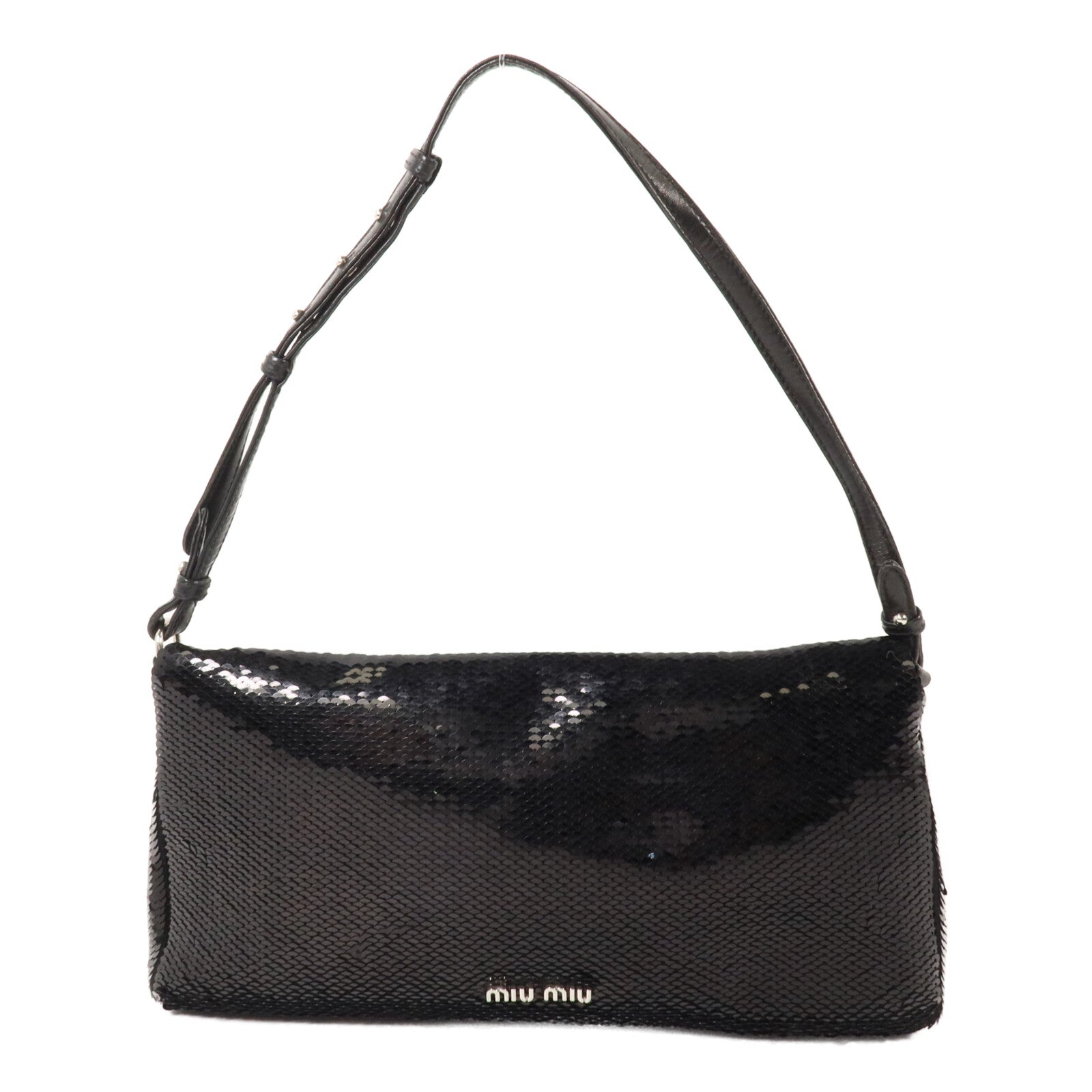 Miu Miu 珠片Shoulder Bag鏈帶手挽肩背兩用袋