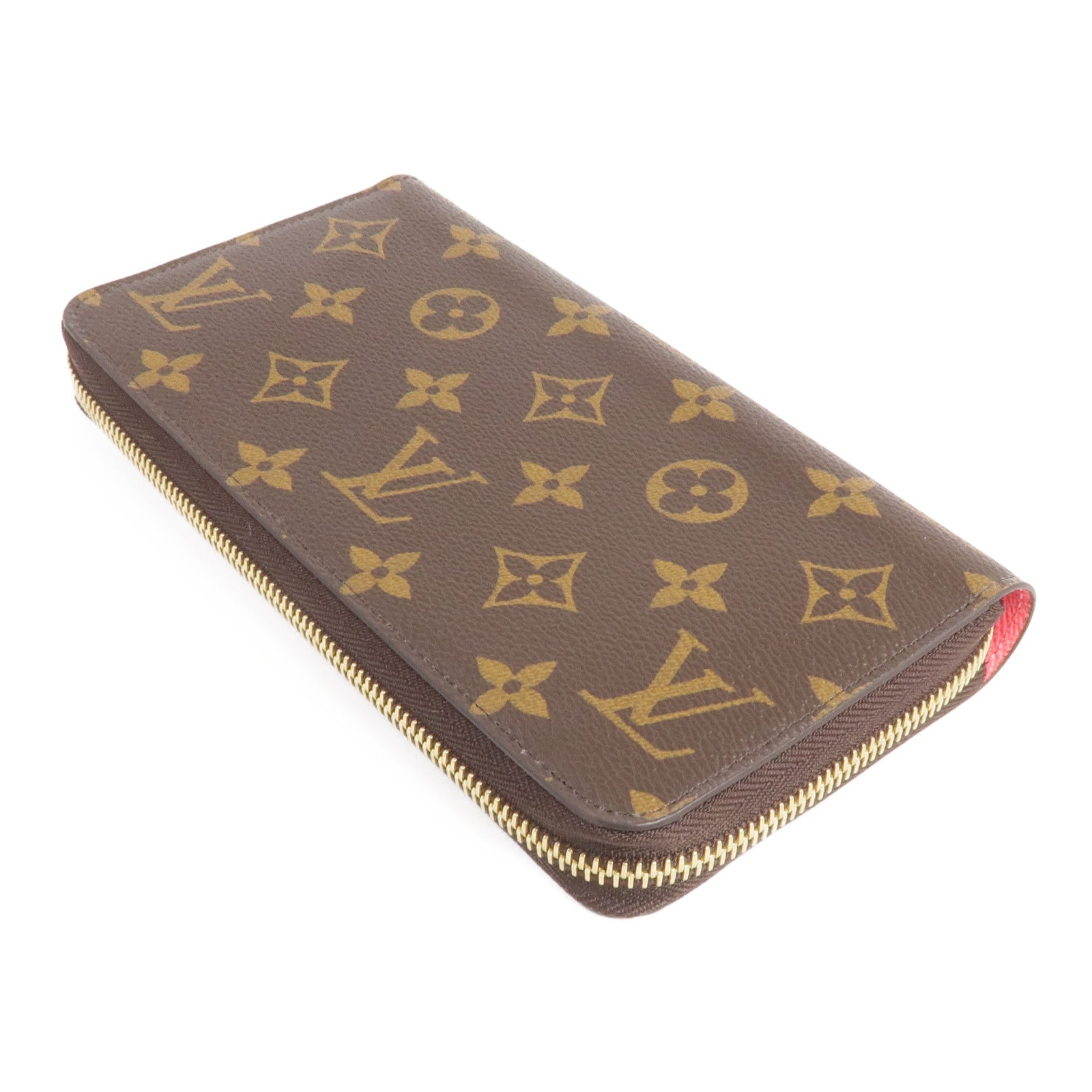 LOUIS VUITTON Monogram Vivienne Holiday Zippy Wallet金扣長錢包