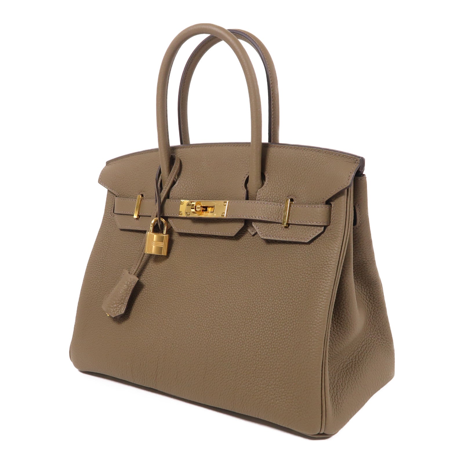 HERMES Togo皮革Birkin 30金扣手挽袋