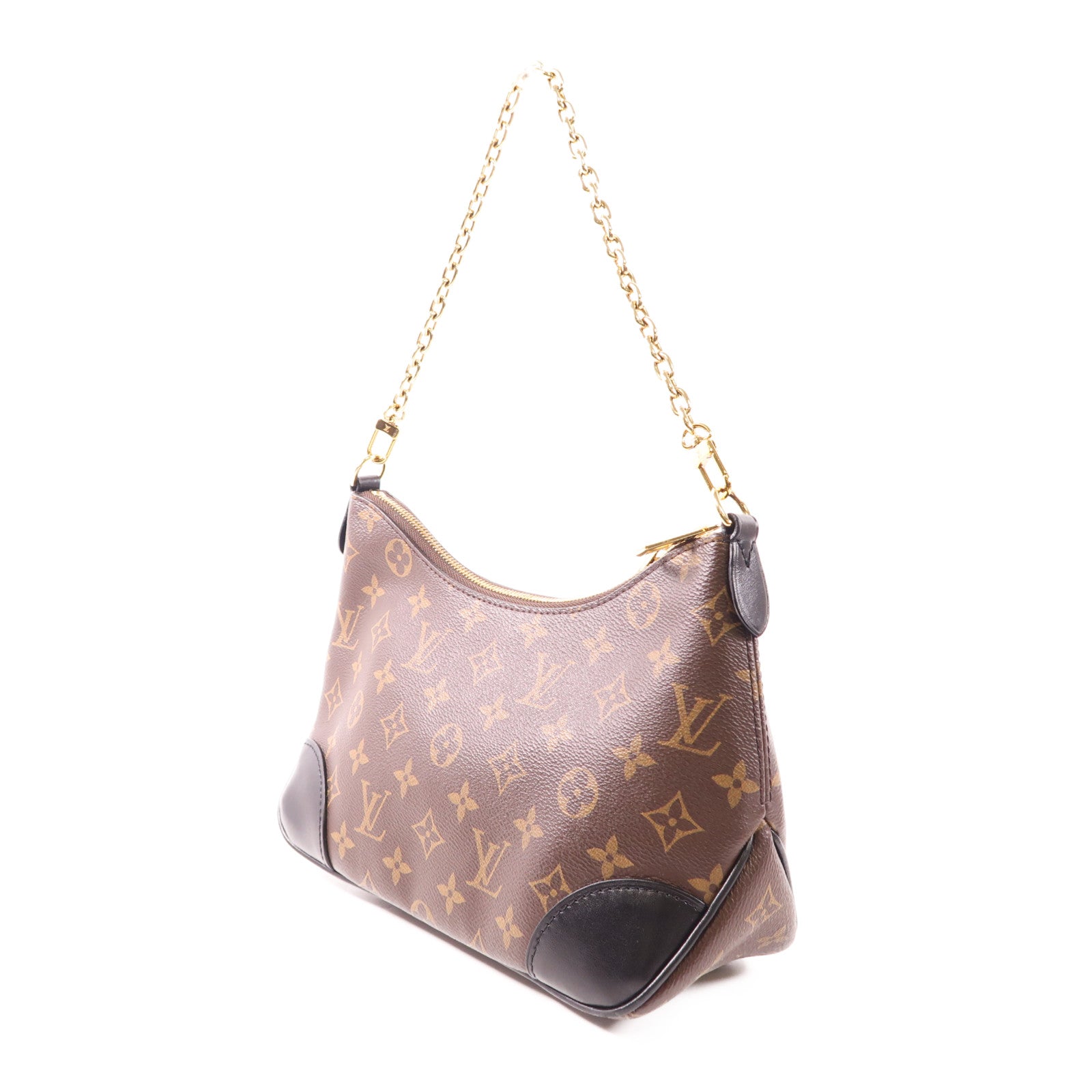 LOUIS VUITTON Monogram Boulogne PM金扣手挽肩背兩用袋