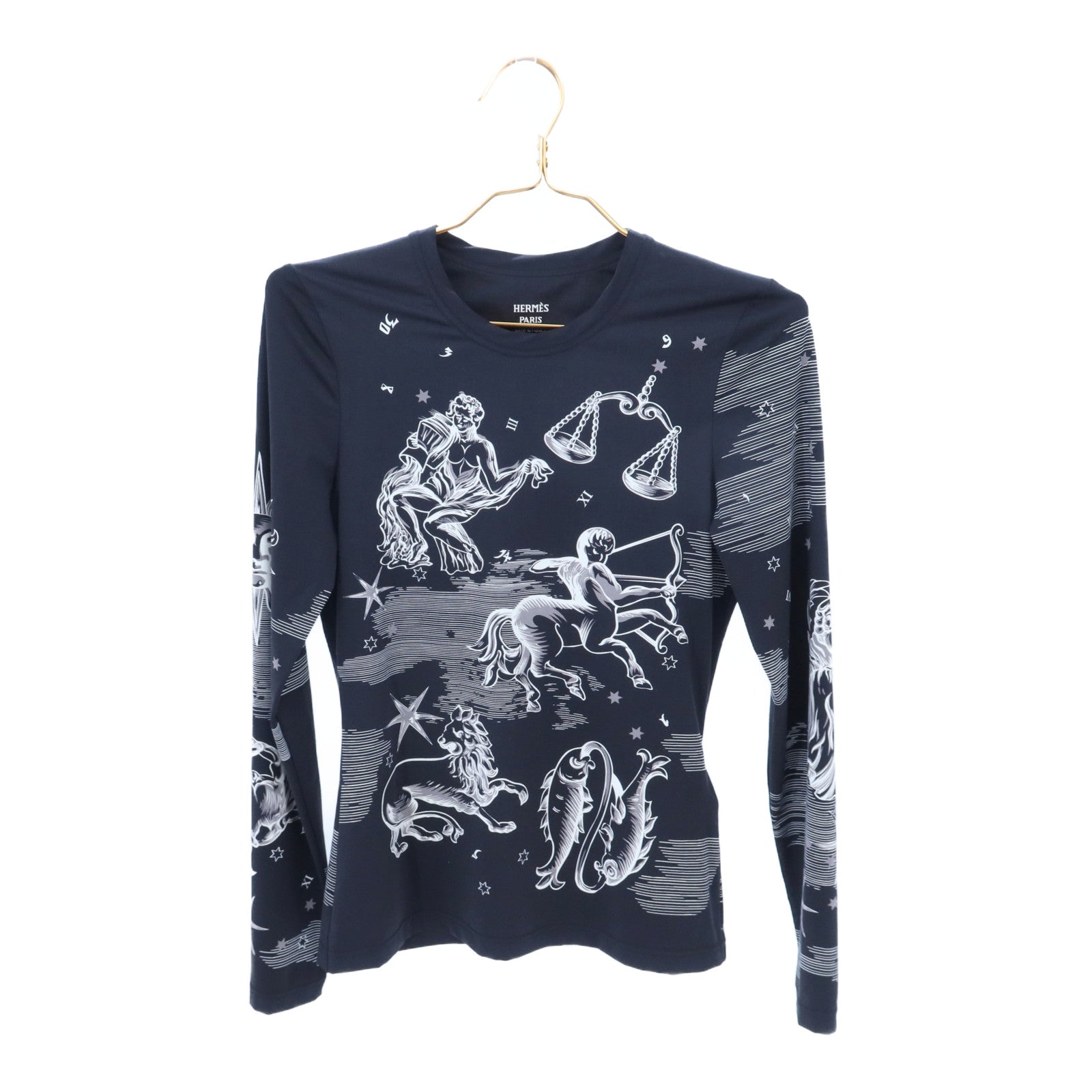 HERMES Polyamide/Elastane Astrologie Bandana上衣