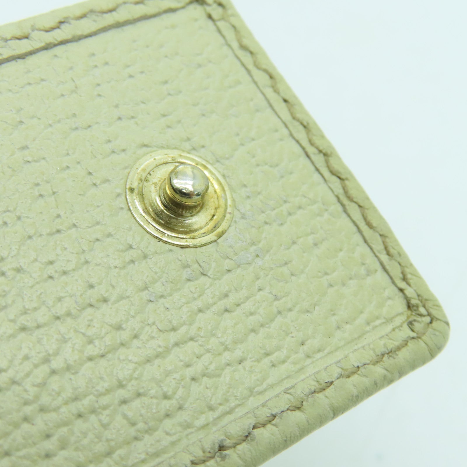 GUCCI 帆布Long Wallet金扣长钱包米色/白色