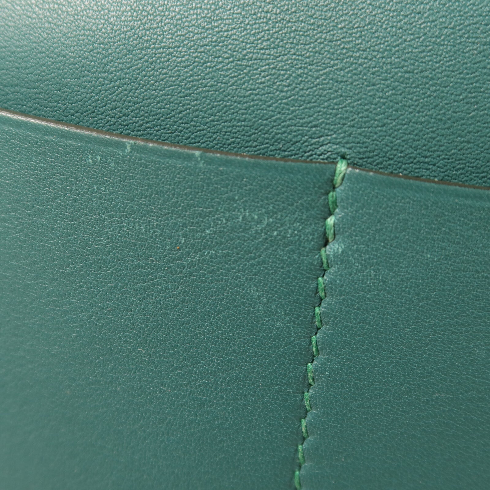 HERMES Swift皮革Mini Halzan手挽肩背兩用袋Malachite