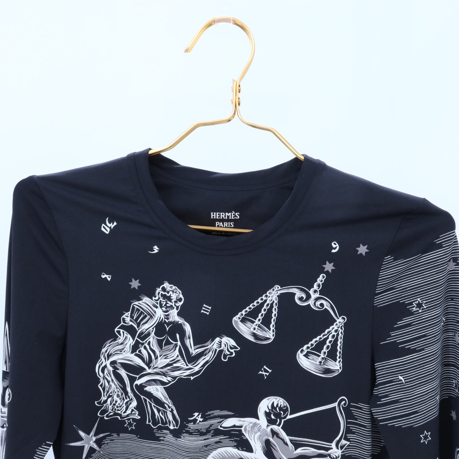 HERMES Polyamide/Elastane Astrologie Bandana上衣