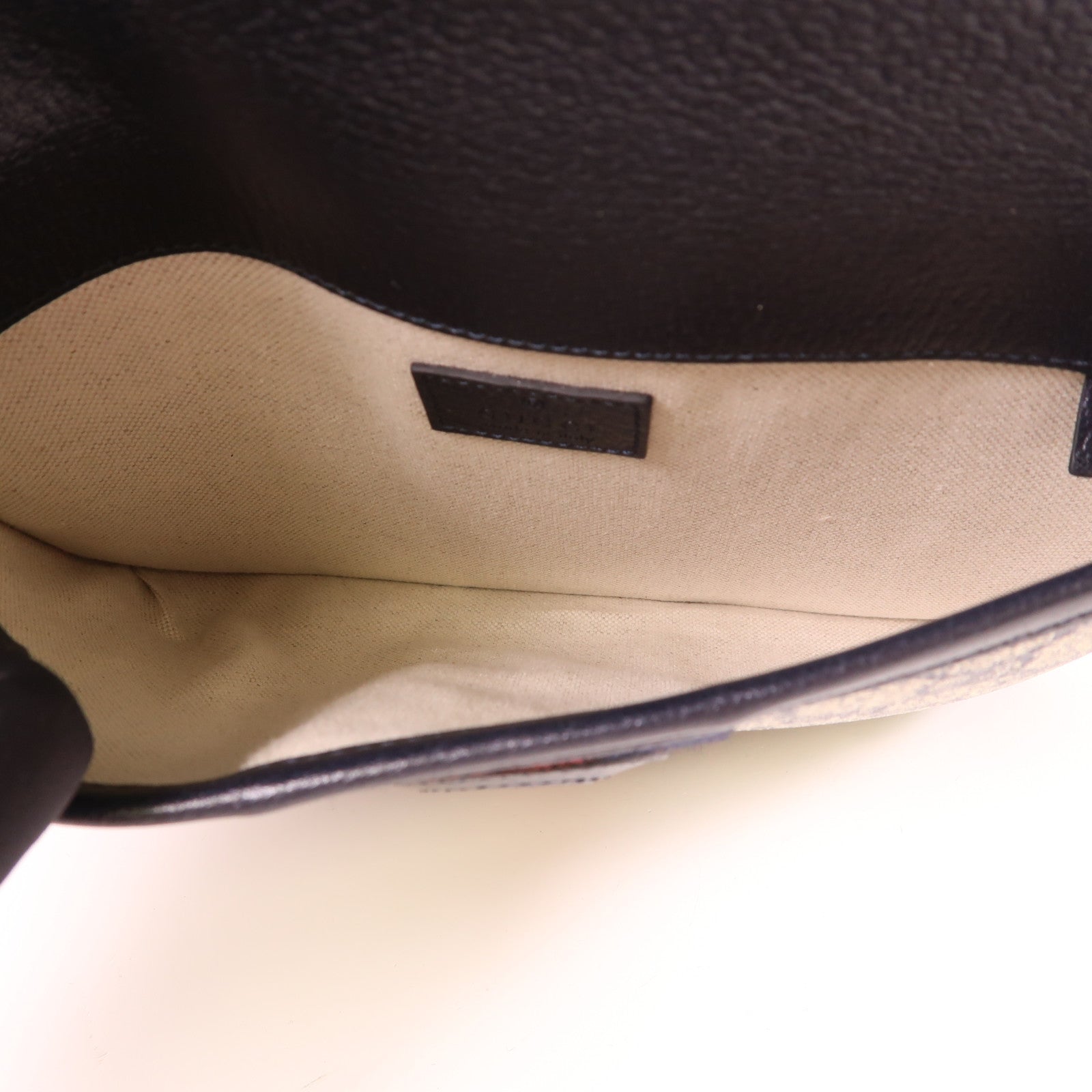 GUCCI 塗層帆布Ophidia GG Supreme銀扣腰包