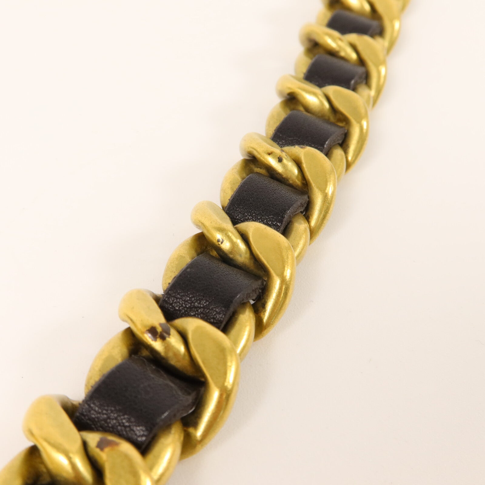 CHANEL 羊皮皮革/金屬Vintage Chain Belt腰帶