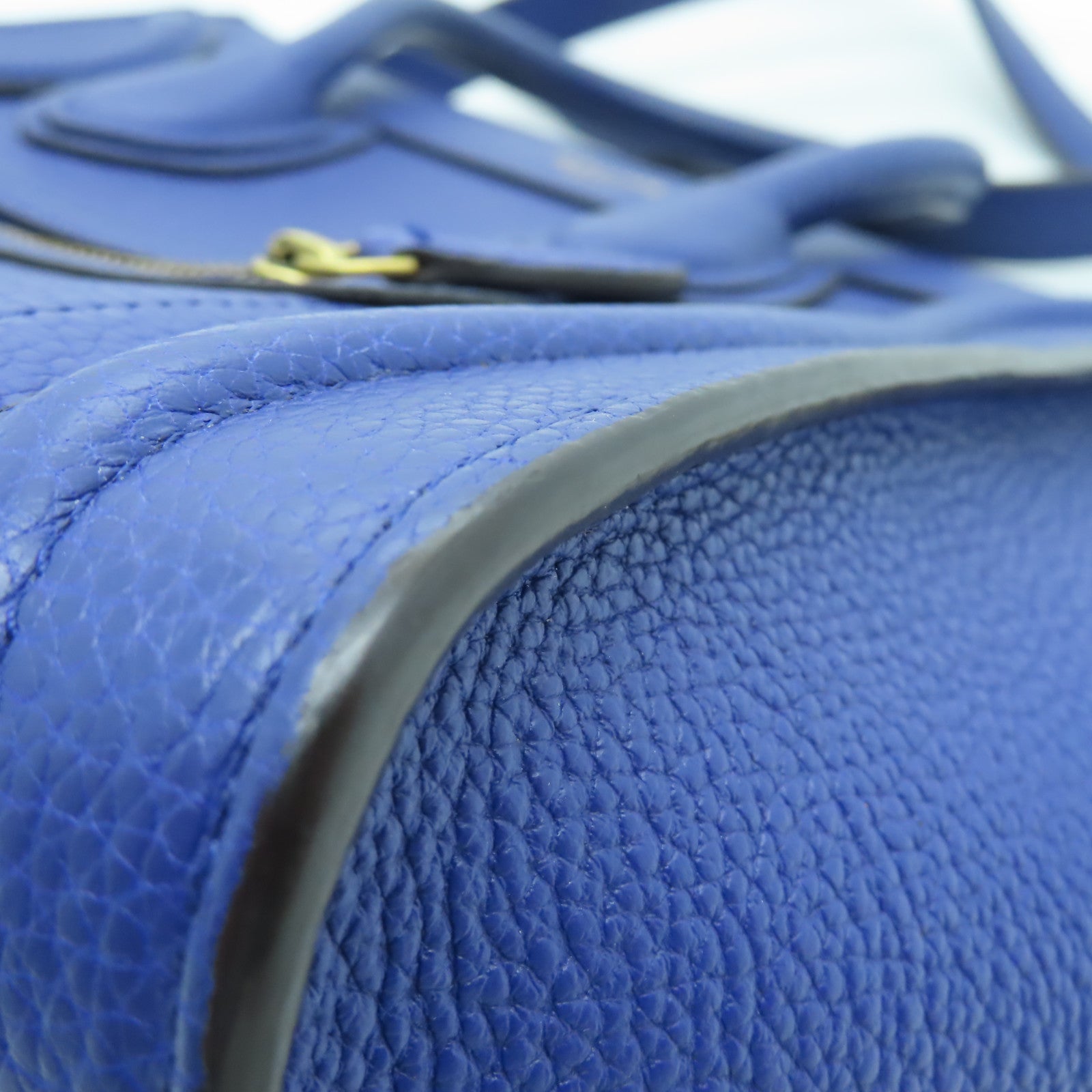 CELINE 【清倉大減價】牛皮皮革Nano Luggage金扣手挽肩背兩用袋