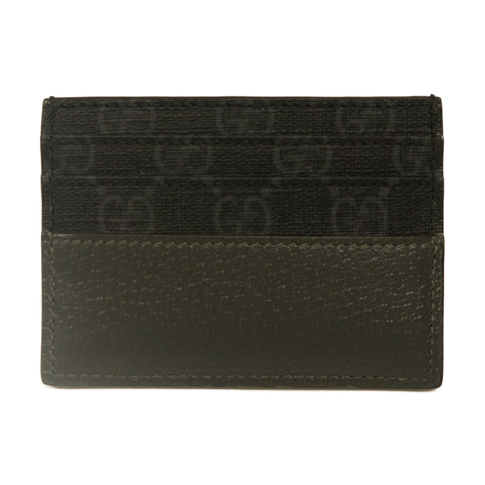 GUCCI 【激減優惠】帆布/皮革Card Case卡片套黑色