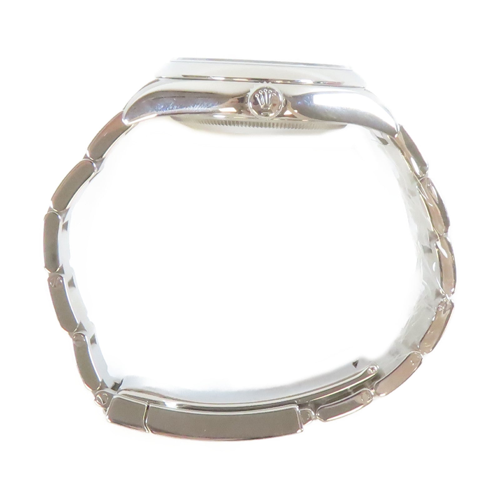 ROLEX Oyster Perpetual不鏽鋼手錶自動機芯黑色#17.5cm