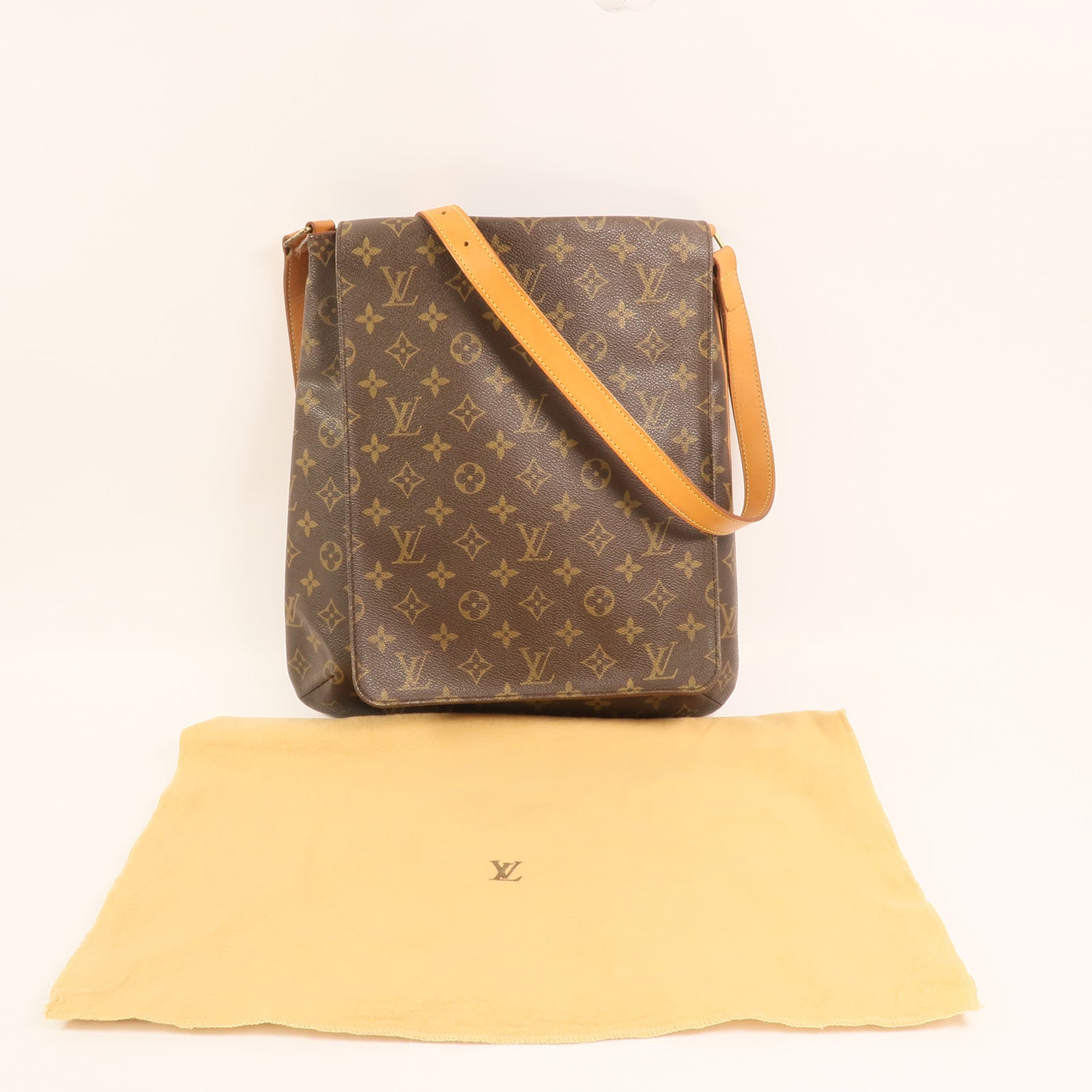LOUIS VUITTON Monogram Musette Salsa金扣肩背袋