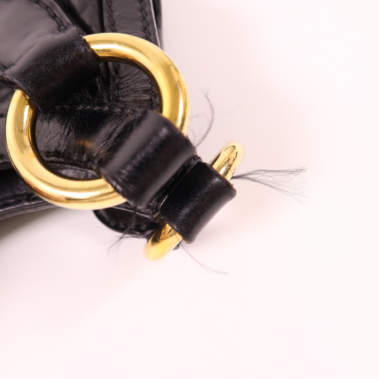 Miu Miu 牛皮皮革2 Way Shoulder金扣手挽肩背兩用袋