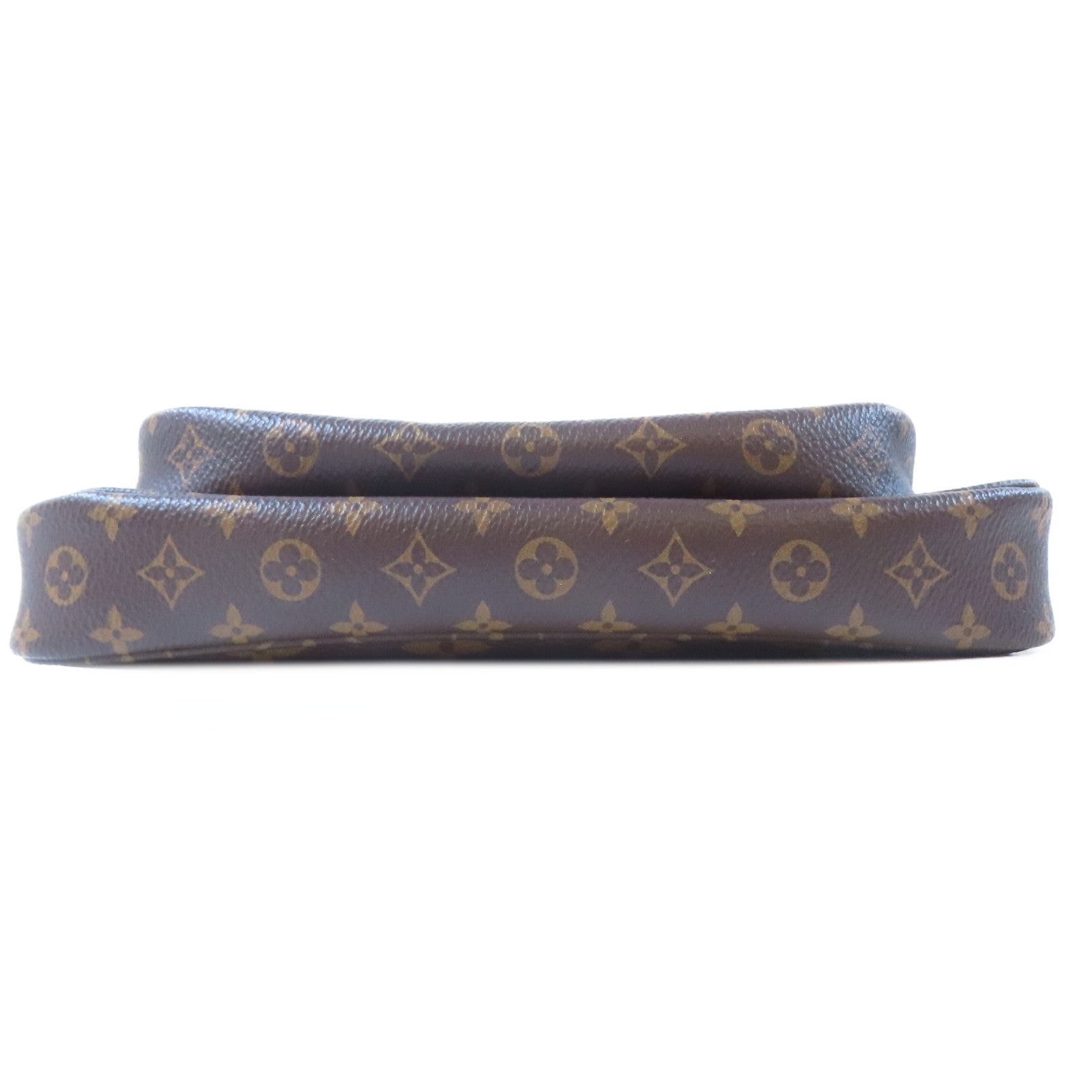 LOUIS VUITTON Monogram Multi Pochette Accessoires金扣手挽肩背兩用袋啡色