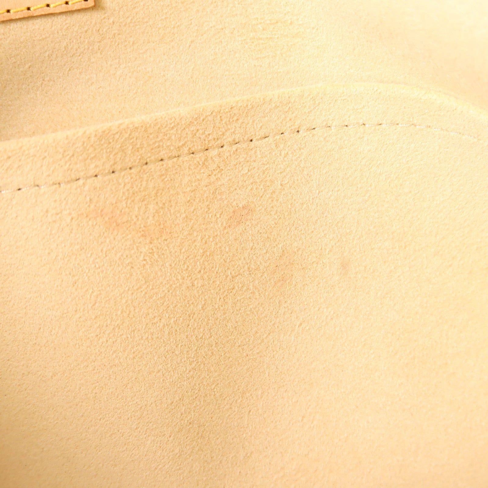 LOUIS VUITTON Monogram Manhattan GM金扣手挽袋棕色