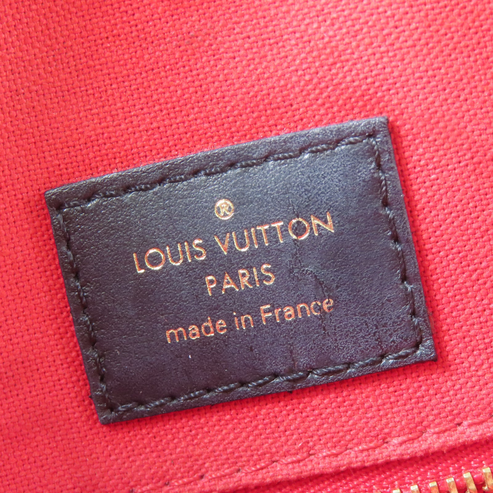 LOUIS VUITTON Monogram/Monogram Reverse On The Go MM金扣手挽肩背兩用袋啡色