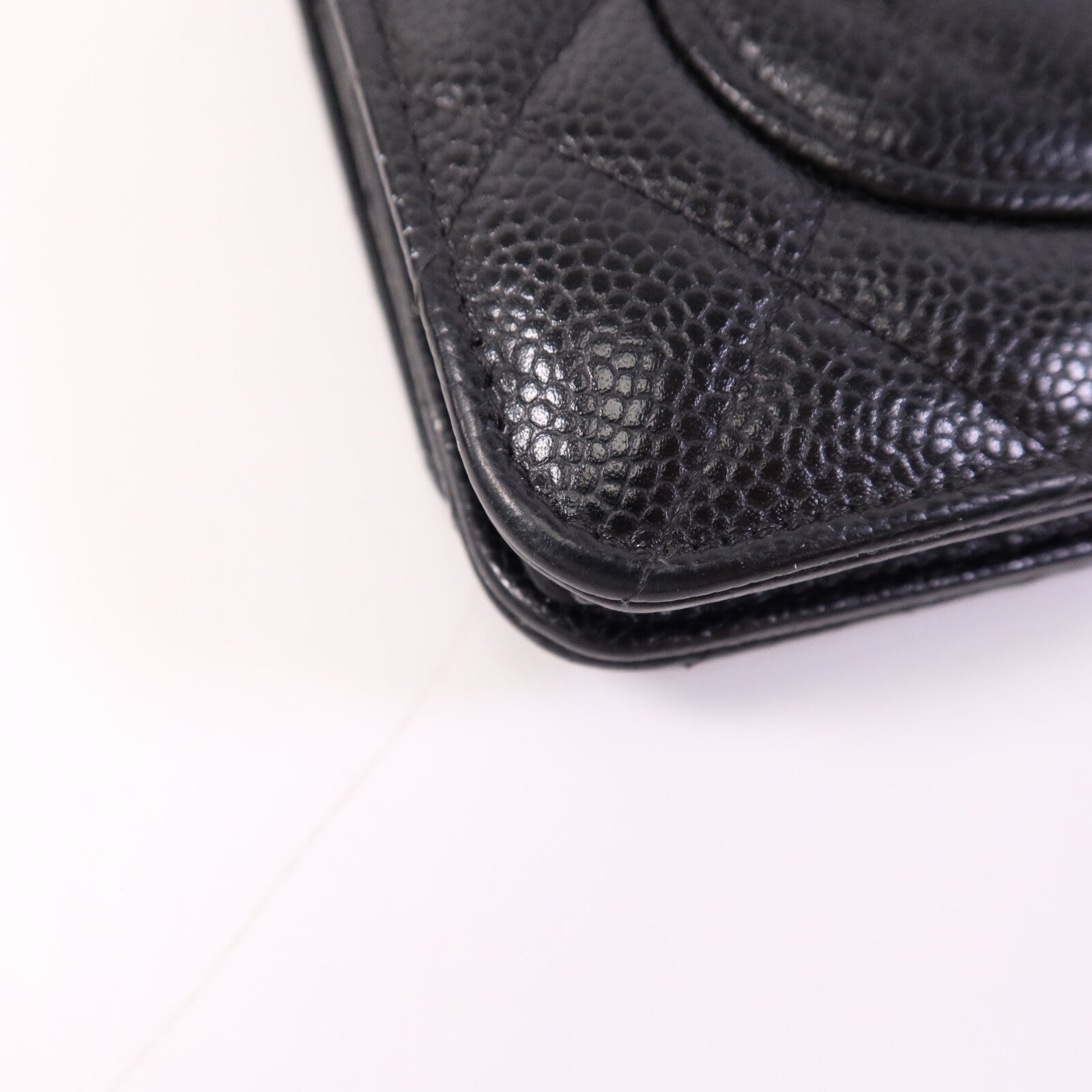 CHANEL 牛皮皮革WOC Wallet On Chain金扣鏈帶肩背袋