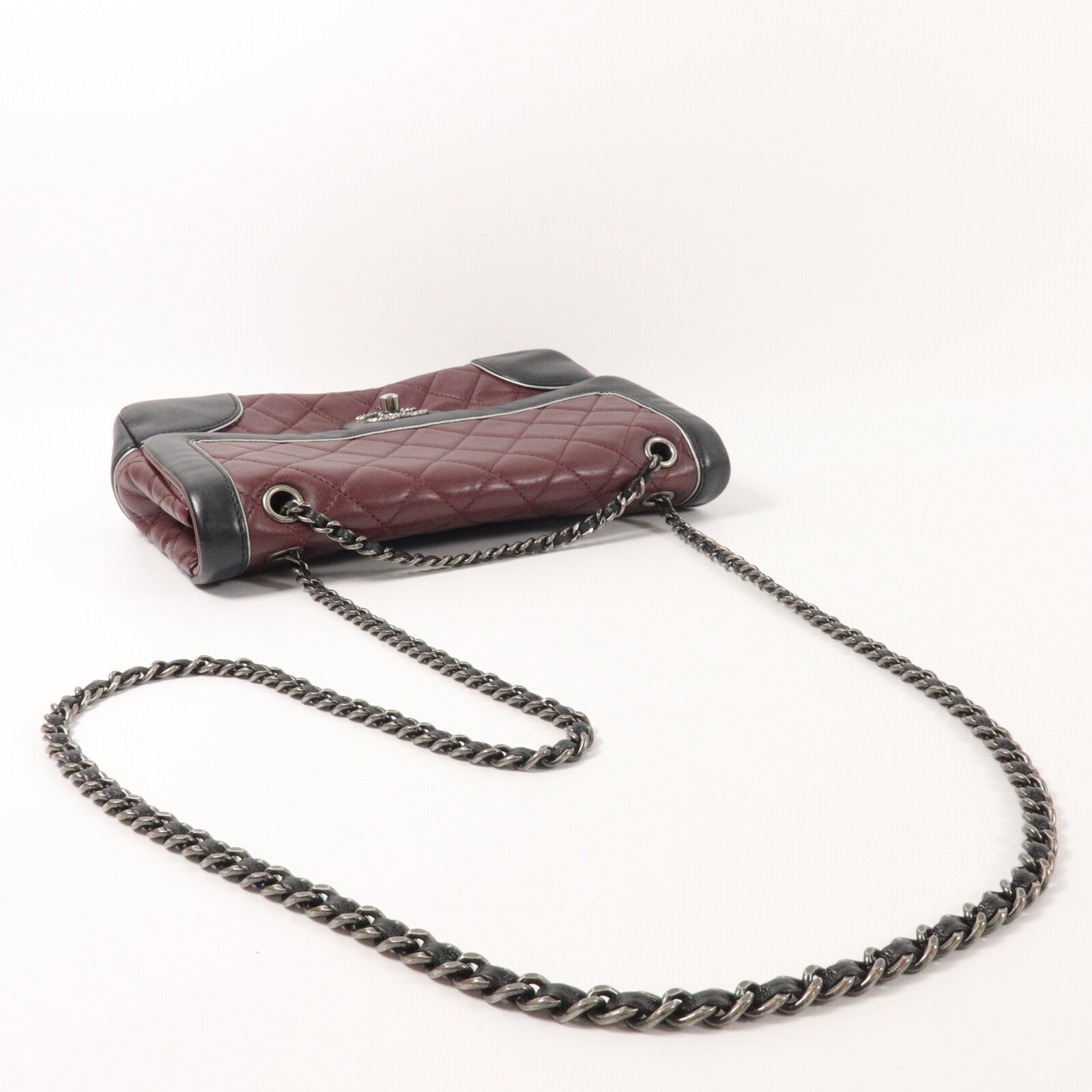 CHANEL 羊皮皮革Shoulder Bag鏈帶肩背袋