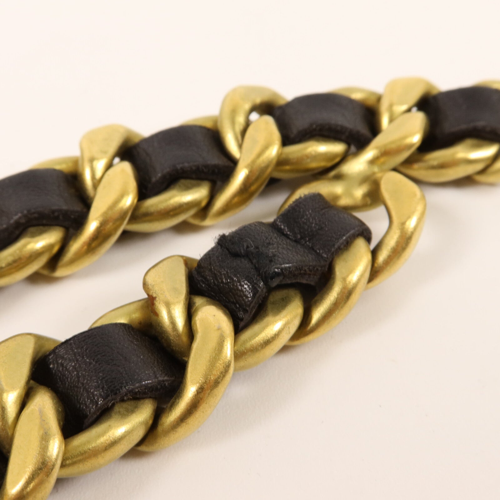 CHANEL 羊皮皮革/金屬Vintage Chain Belt腰帶