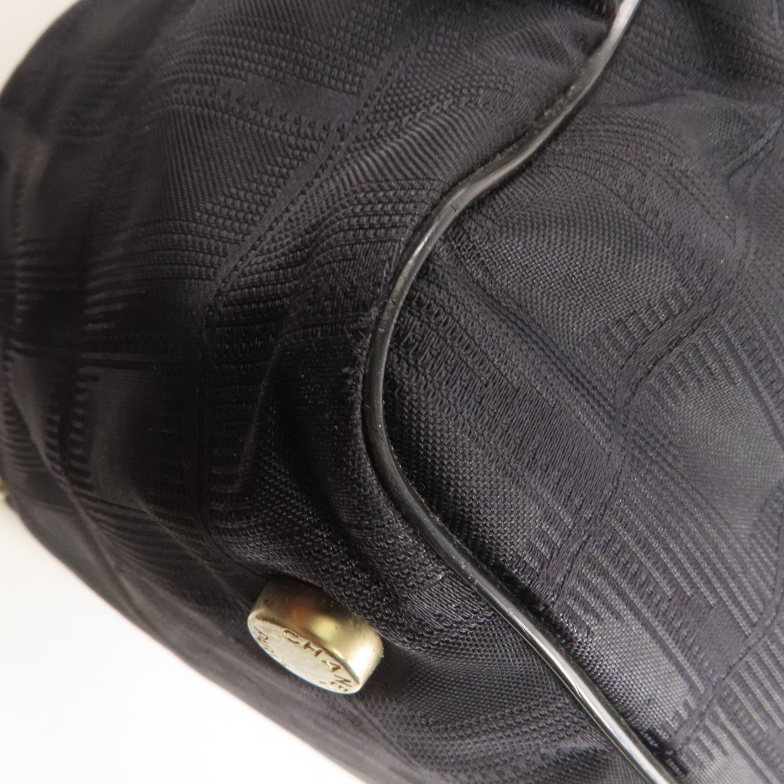 CHANEL 尼龍New Travel Line Tote金扣肩背袋/手挽袋