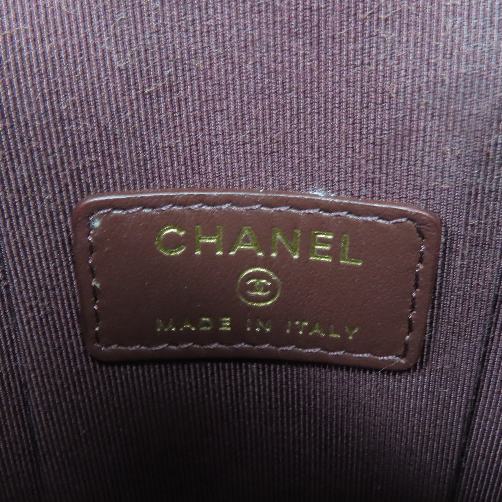 CHANEL **【激減優惠】菱格Caviar皮革Mini Vanity Bag金扣鏈帶肩背袋黑色