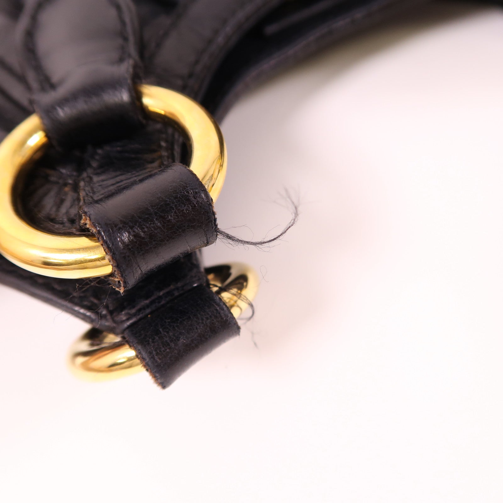 Miu Miu 牛皮皮革2 Way Shoulder金扣手挽肩背兩用袋
