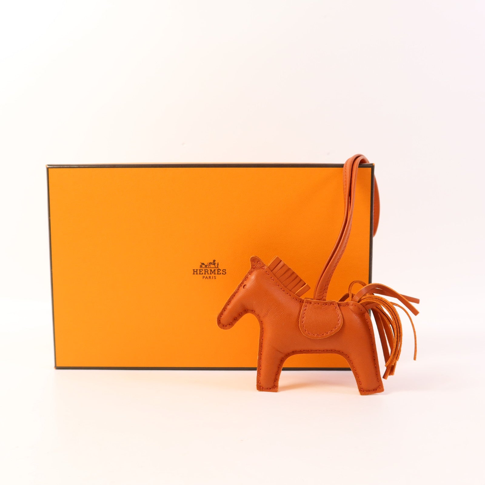 HERMES Milo皮革Rodeo PM掛飾