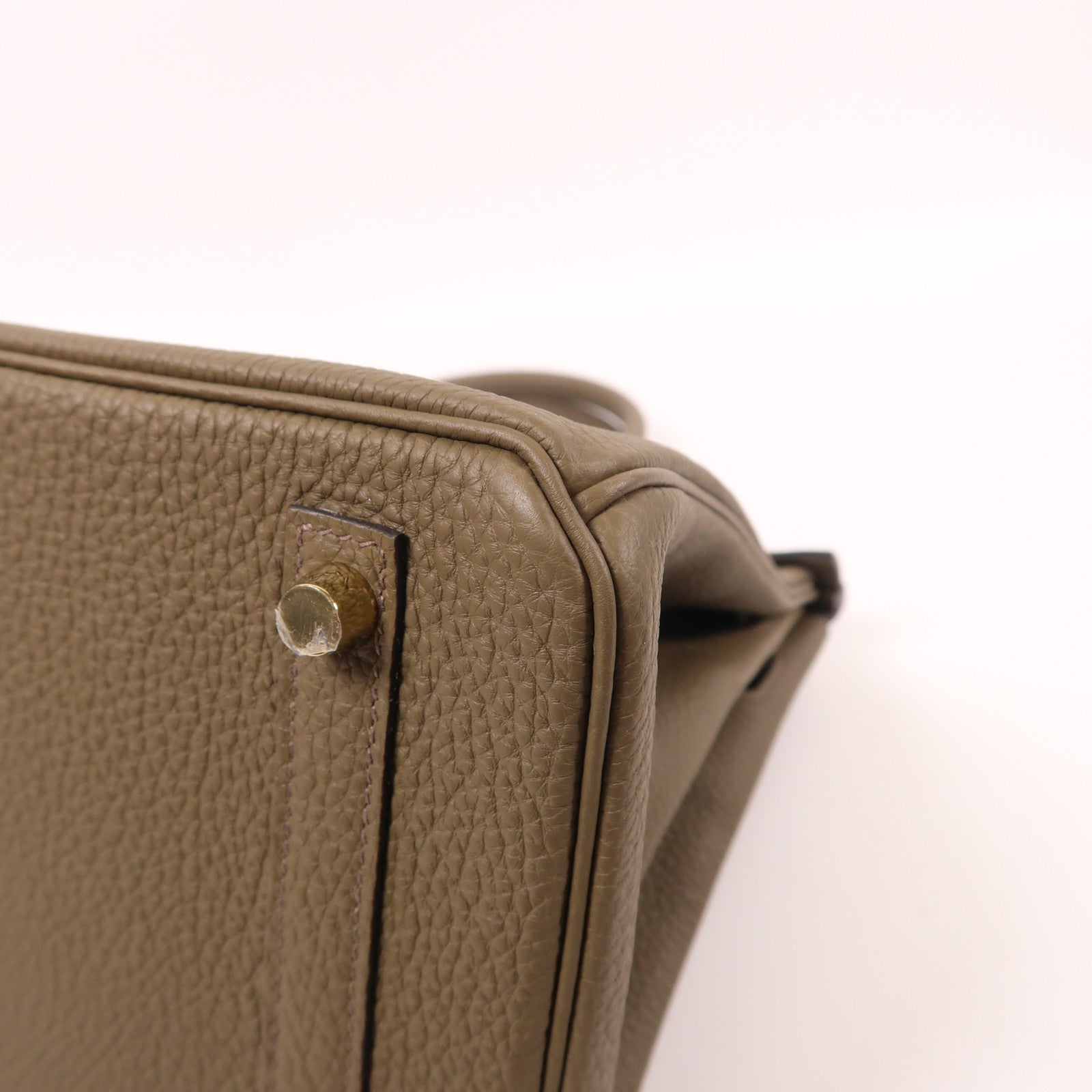 HERMES Togo皮革Birkin 30金扣手挽袋