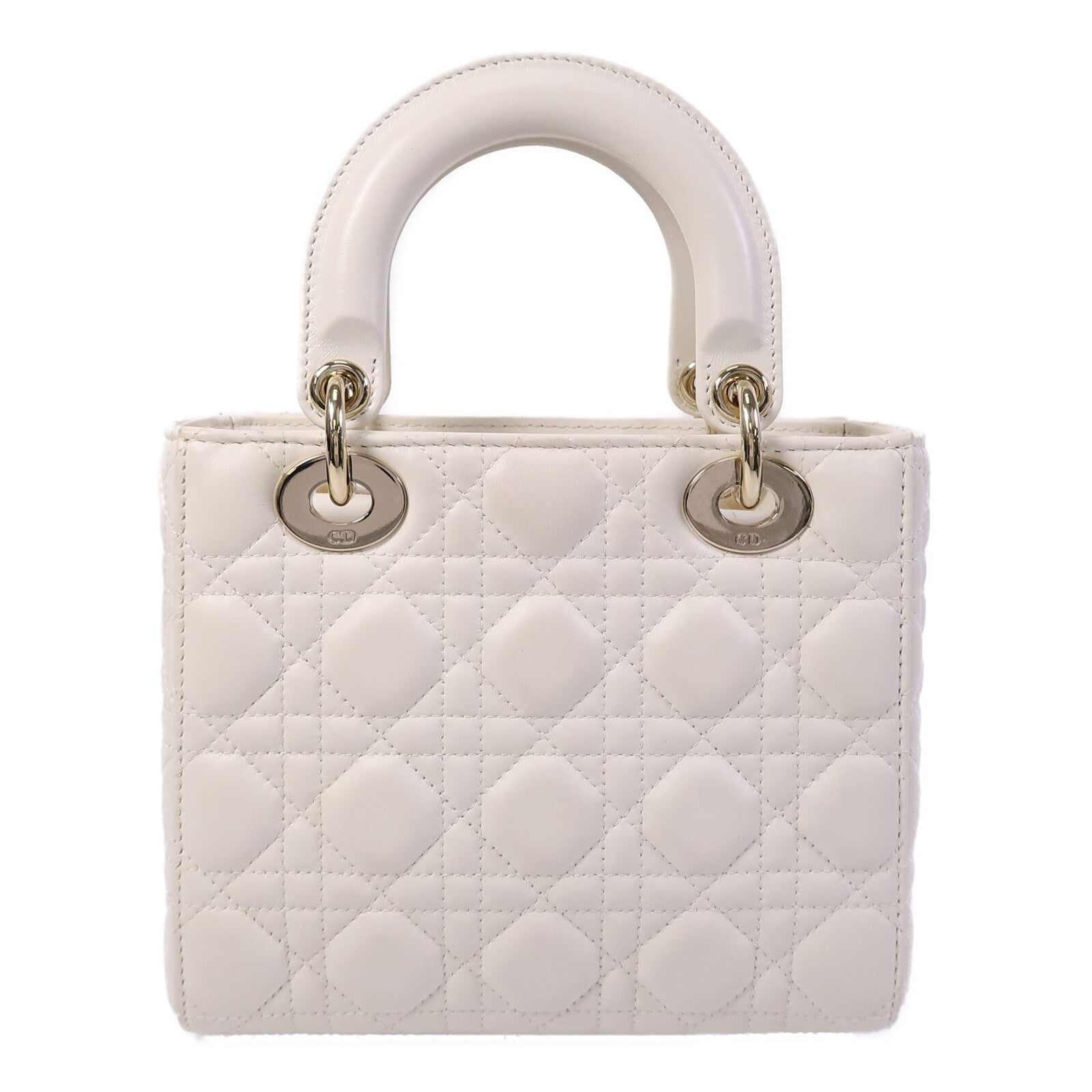 Dior 羊皮皮革Lady Dior Small手挽肩背兩用袋