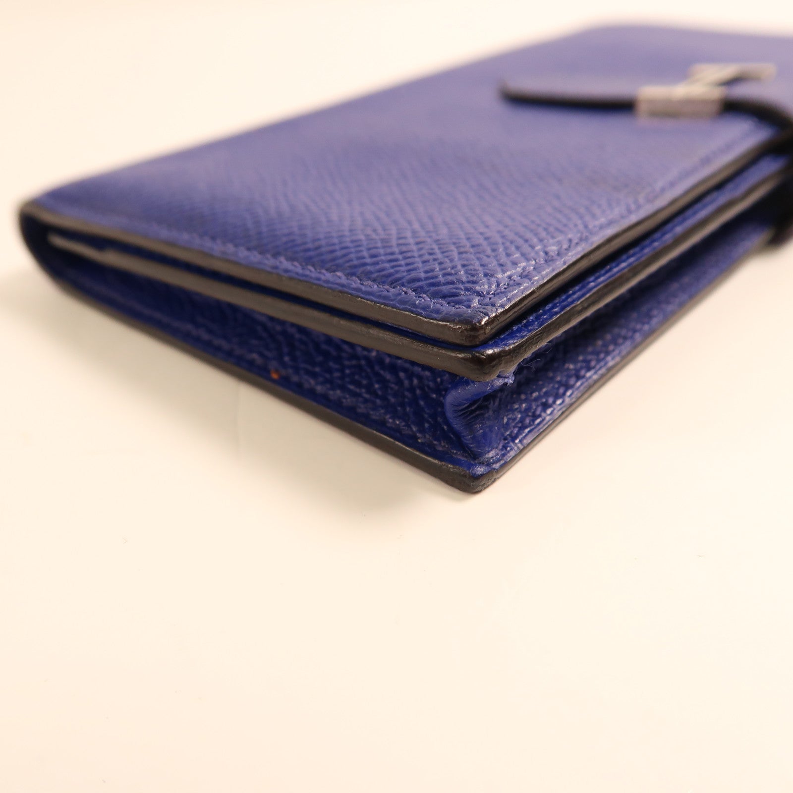HERMES 【激減優惠】Epsom皮革Bearn Long Wallet銀扣長錢包