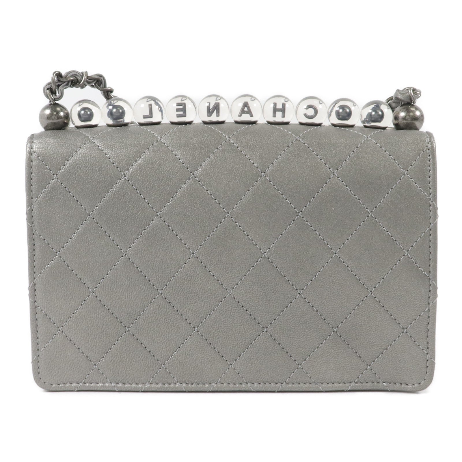 CHANEL 牛皮皮革Matelasse Small Flap Bag鏈帶肩背袋