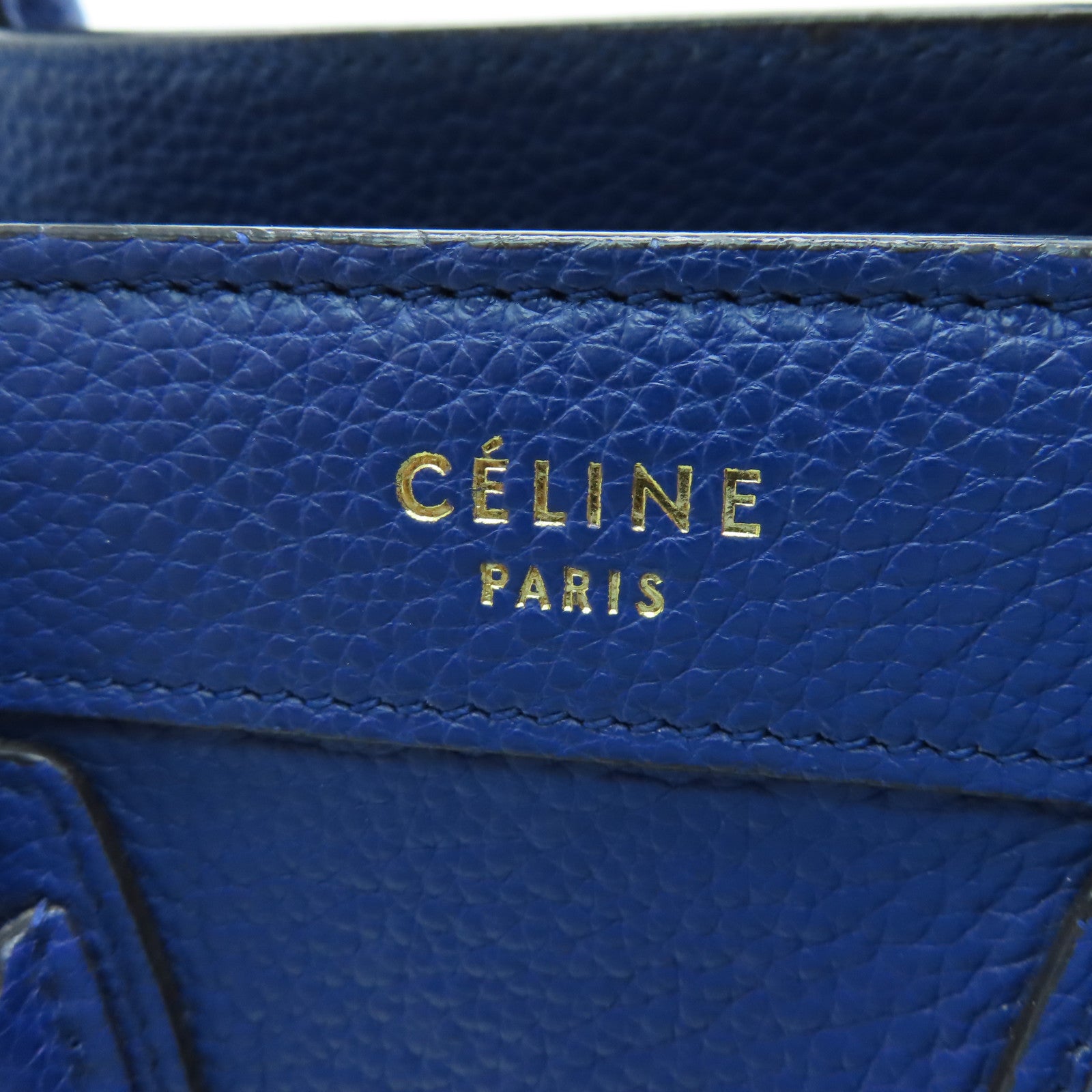 CELINE 【清倉大減價】牛皮皮革Nano Luggage金扣手挽肩背兩用袋